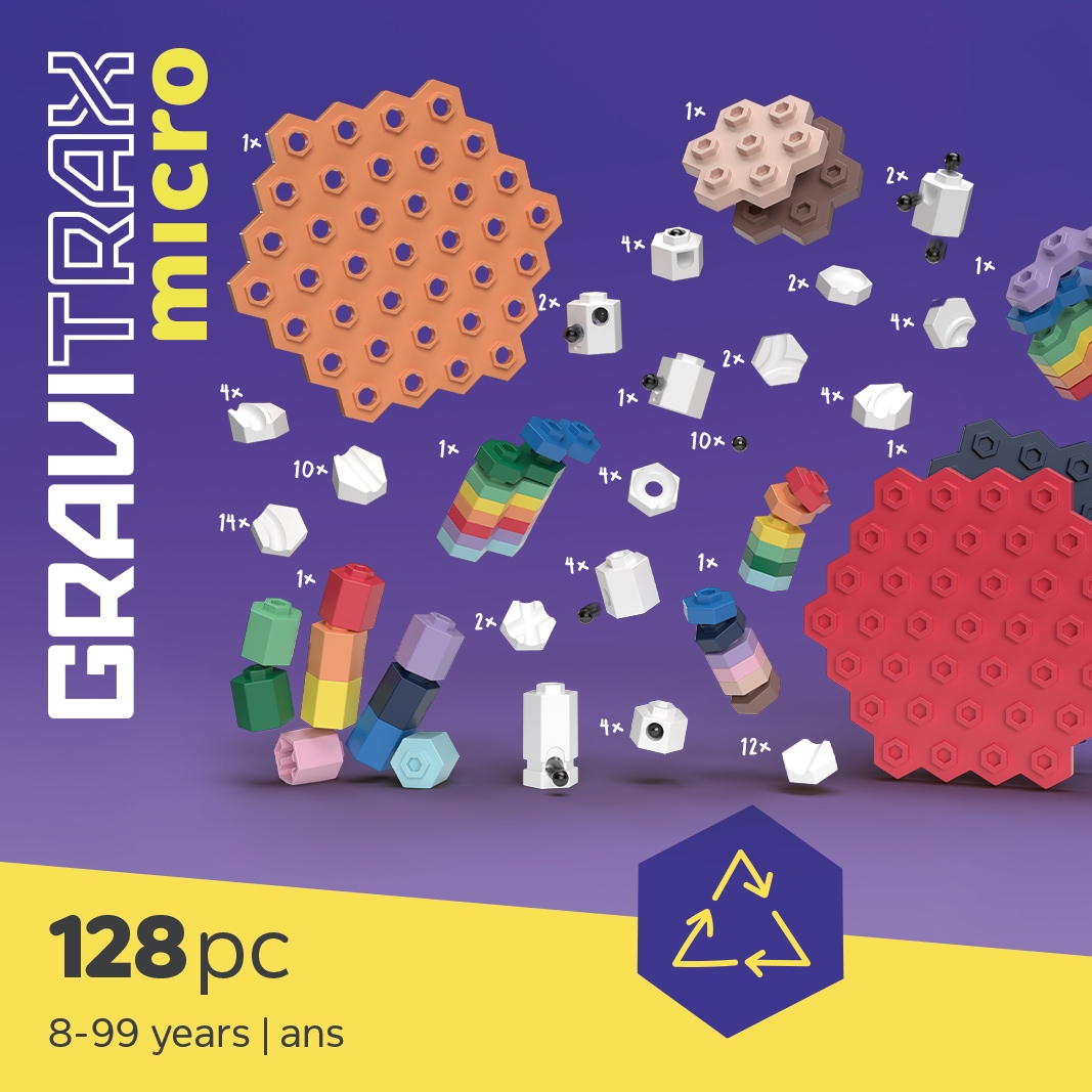 Ravensburger Kugelbahn-Bausatz »GraviTrax micro - Rainbow« Made in Europe