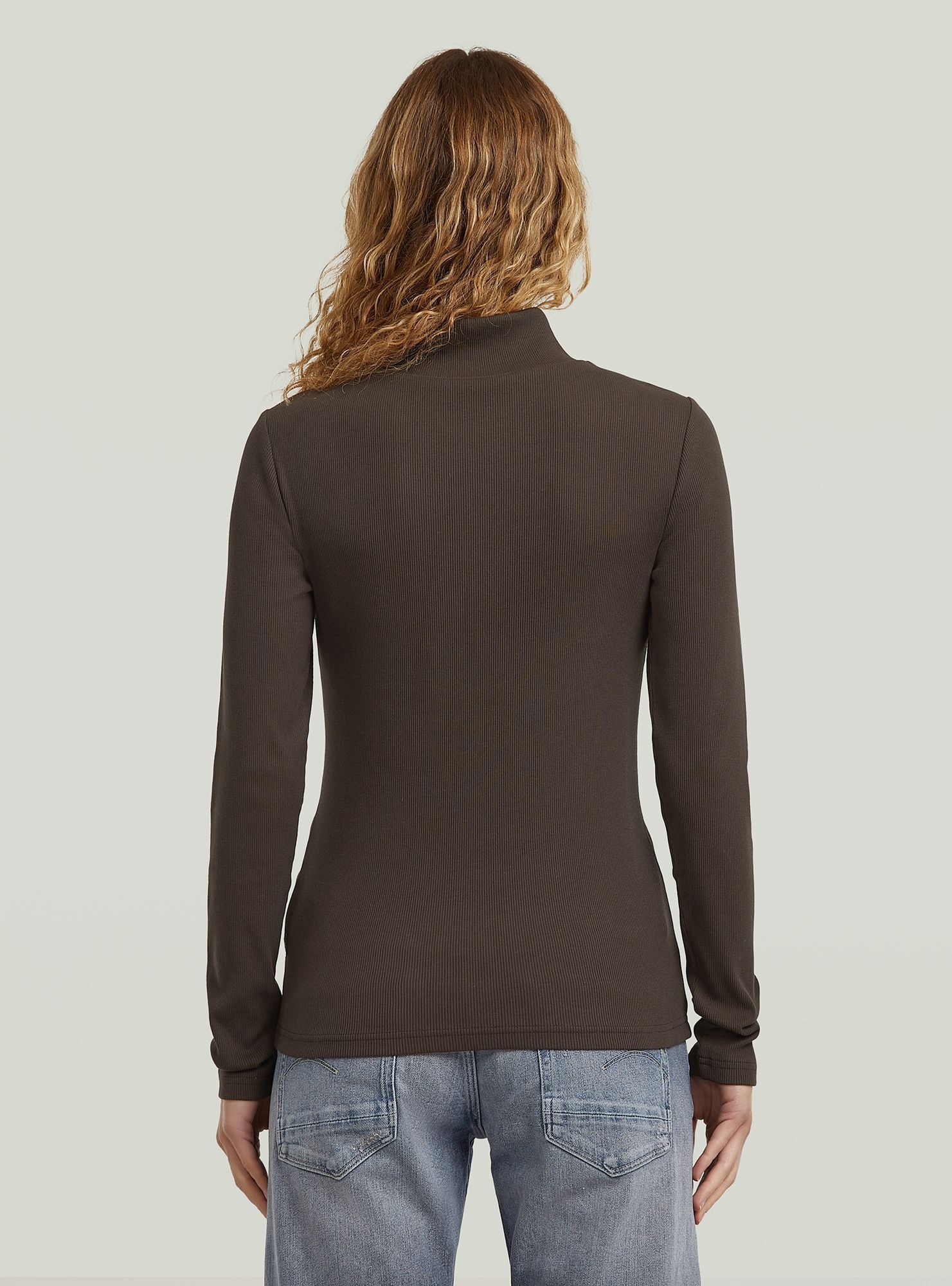 G-STAR T-Shirt »A Line Slim Rib Mock T-Shirt«