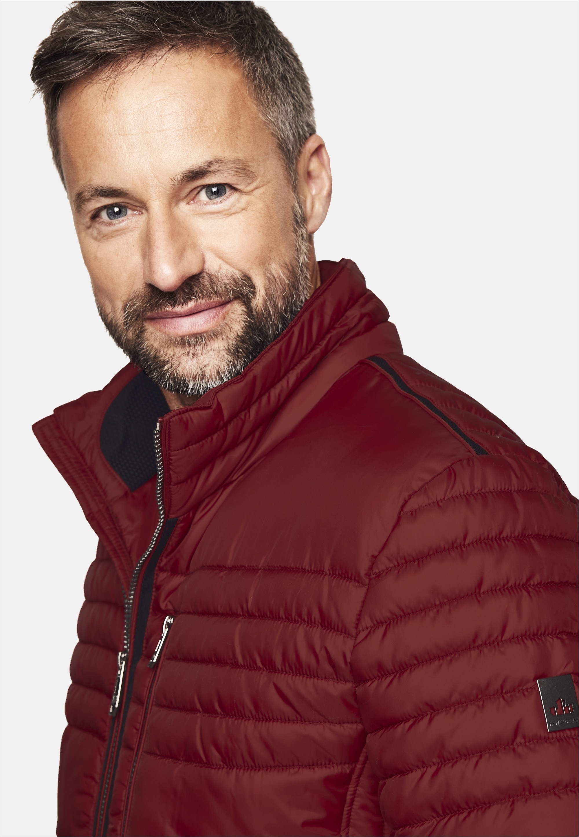 New Canadian Steppjacke, mit elastischem Bund am Saum und Armabschluss