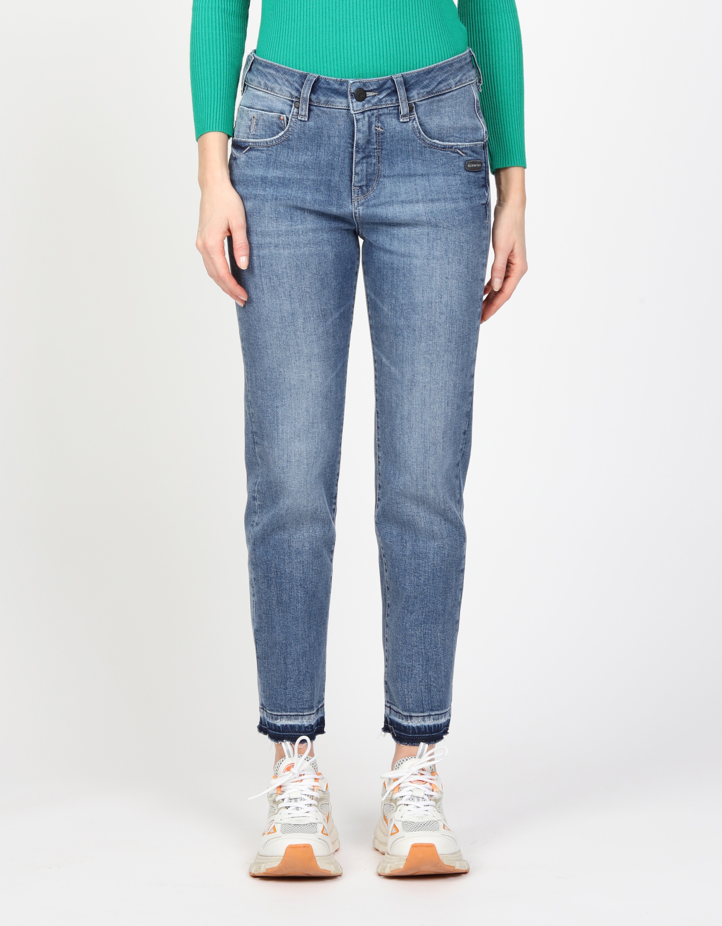 GANG Straight-Jeans "GANG Jeans Straight Fit 94RUBINIA CROPPED" günstig online kaufen