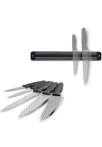 MediaShop Messer-Set »Harry Blackstone Air Blade«, (6 tlg.), inkl. Magnetleiste kaufen