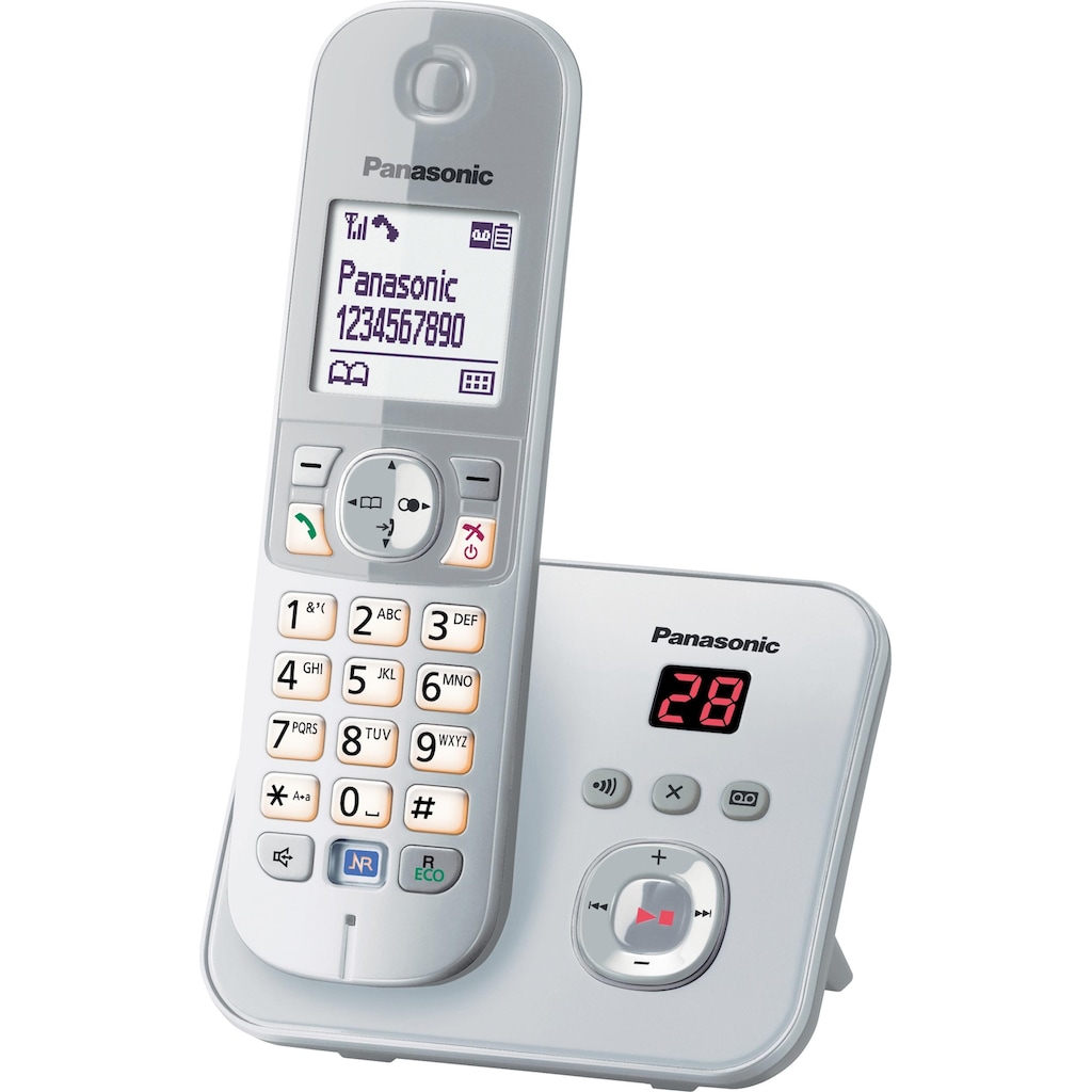 Panasonic Schnurloses DECT-Telefon »KX-TG6821G«, (Mobilteile: 1)