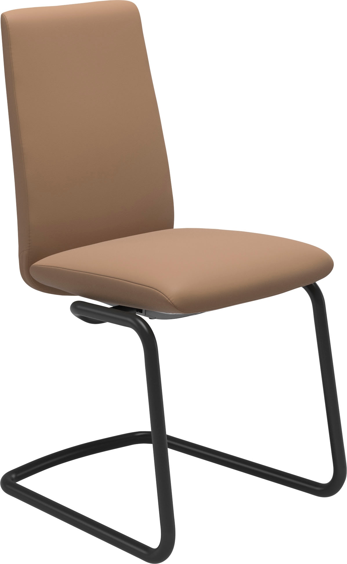Stressless Polsterstuhl "Laurel" () Low Back, Größe M, mit Beinen aus Stahl in Schwarz matt