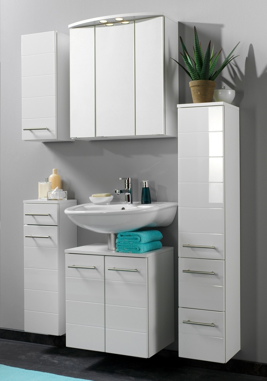 welltime "Porto" Breite 25 cm, mit hochglänzenden Fronten günstig online kaufen