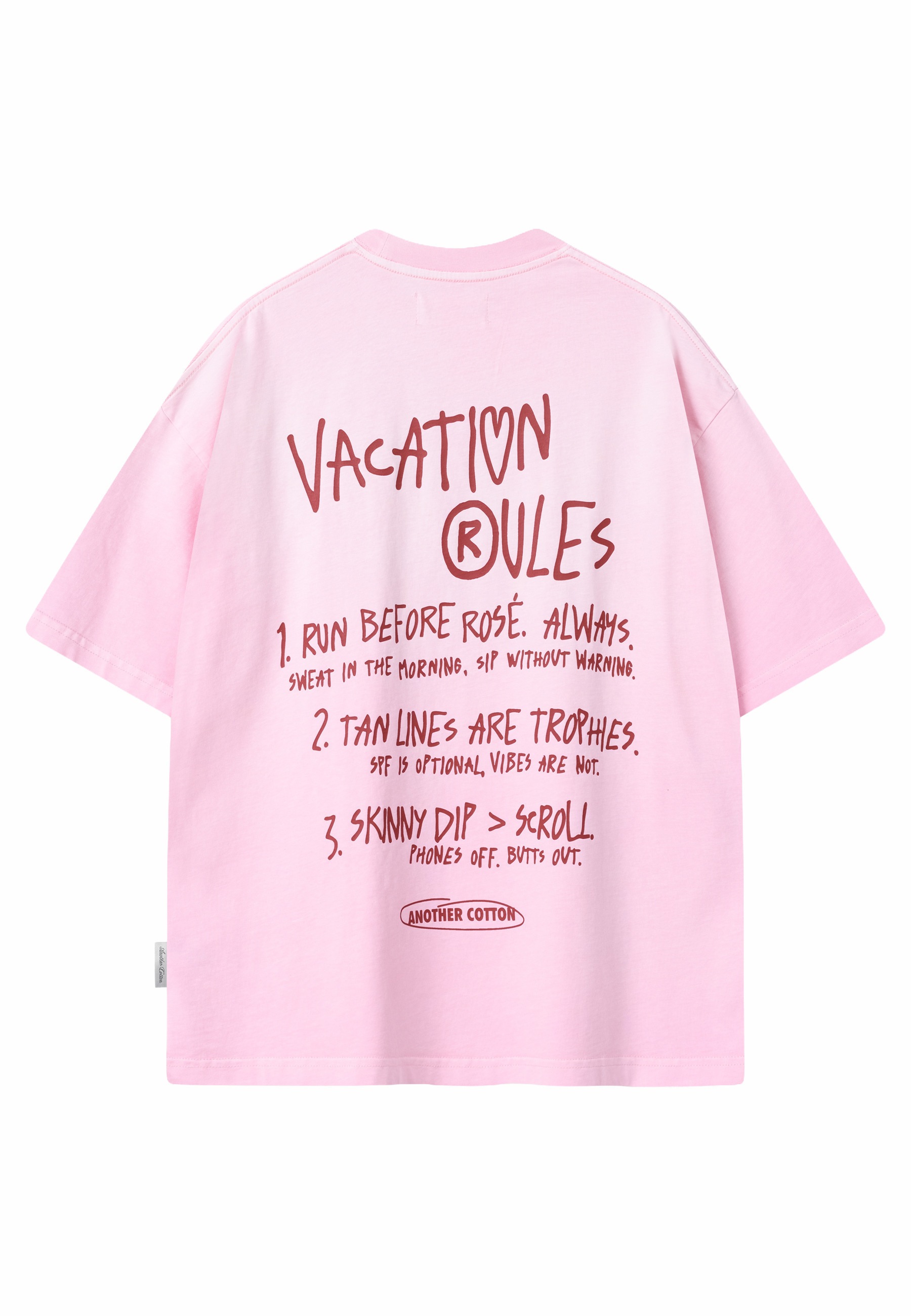 Another Cotton Lab T-Shirt »Another Cotton Lab Vacation Rules T-Shirt (Washed)« 1