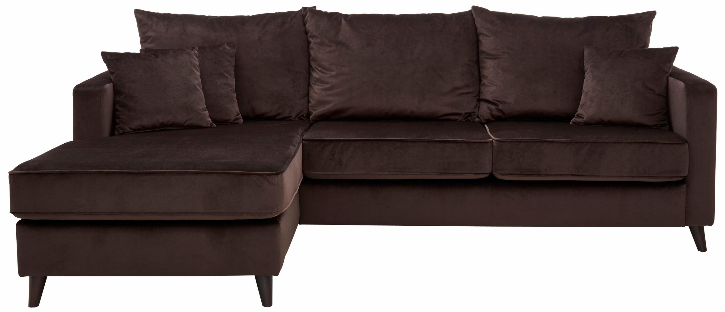 Guido Maria Kretschmer Home&Living Ecksofa »Renesse L-Form«, lose Kissen, Keder an Sitzkissen