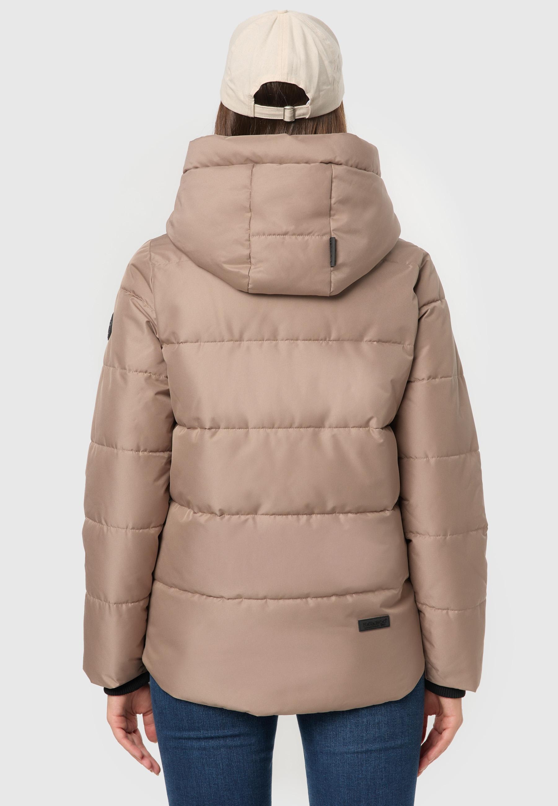 Navahoo Steppjacke »Krümelein«, mit Kapuze, stylische Damen Winterjacke mit dezenter Steppung
