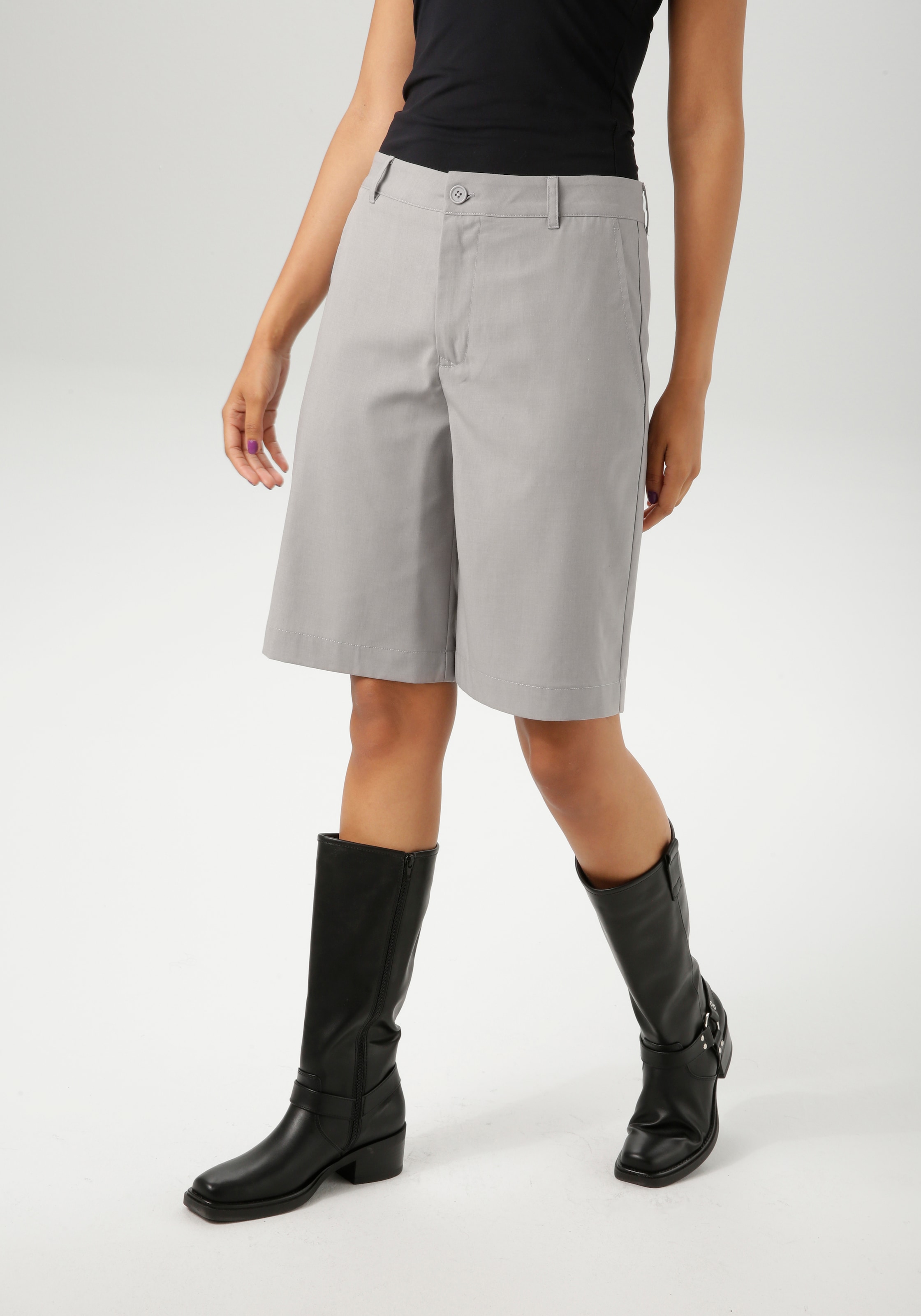 Aniston CASUAL Bermudas, mit weitem Bein - NEUE KOLLEKTION günstig online kaufen