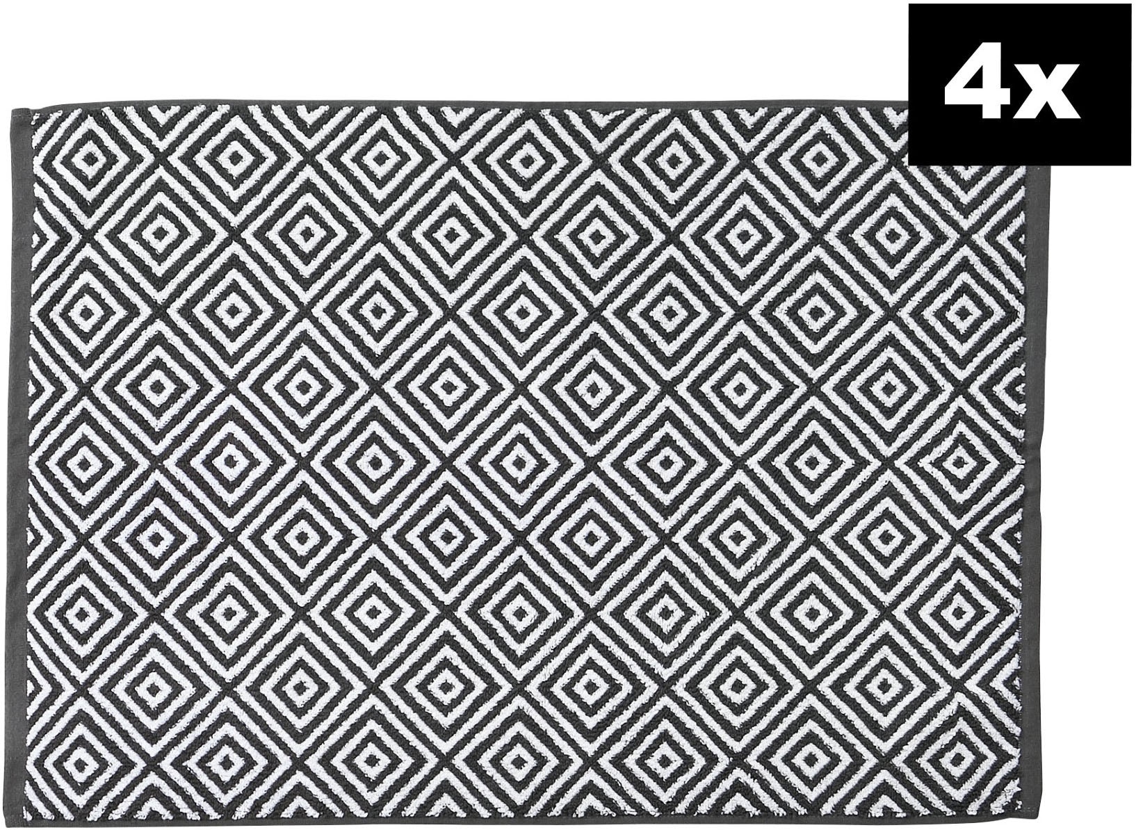 done. Badematte "DAILY SHAPES Diamond 4er-Set" Höhe 5 mm fußbodenheizungsge günstig online kaufen