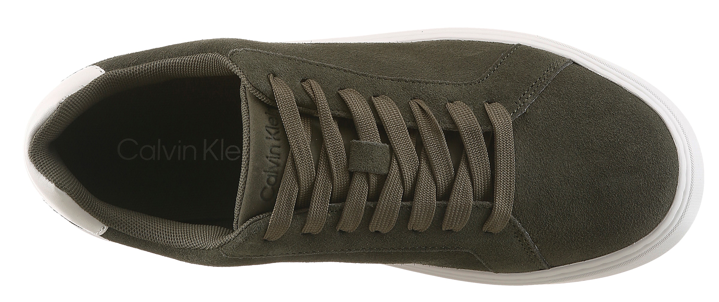 Calvin Klein Jeans Sneaker »CLASSIC CUPSOLE LACEUP SU«  Schnürschuh, Halbschuh, Freizeitsneaker mit seitlichem CK-Logo