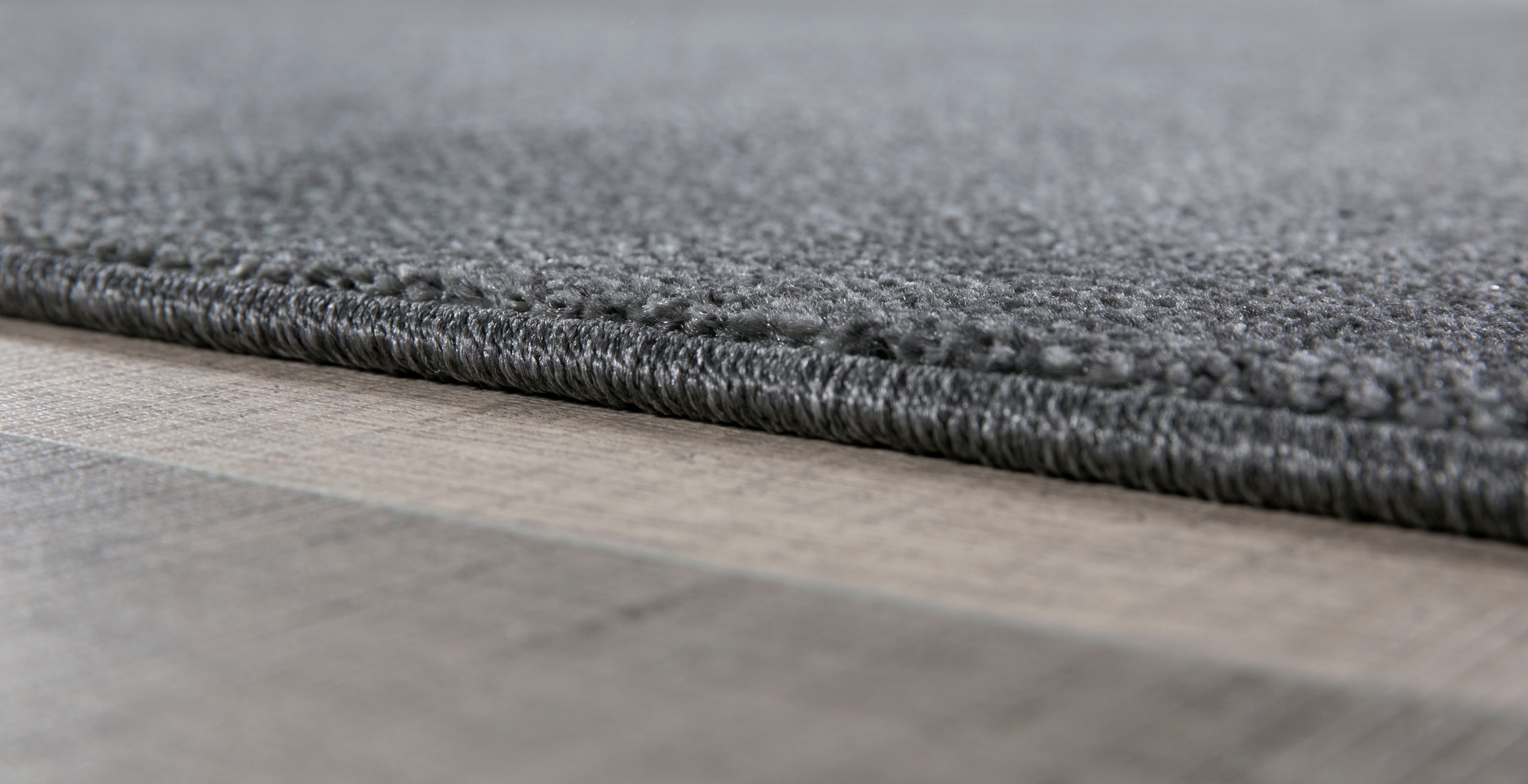 my home Teppich »Feodora« rechteckig 11 mm Höhe Kurzflor, Uni-Farben, ideal im Wohnzimmer & Schlafzimmer