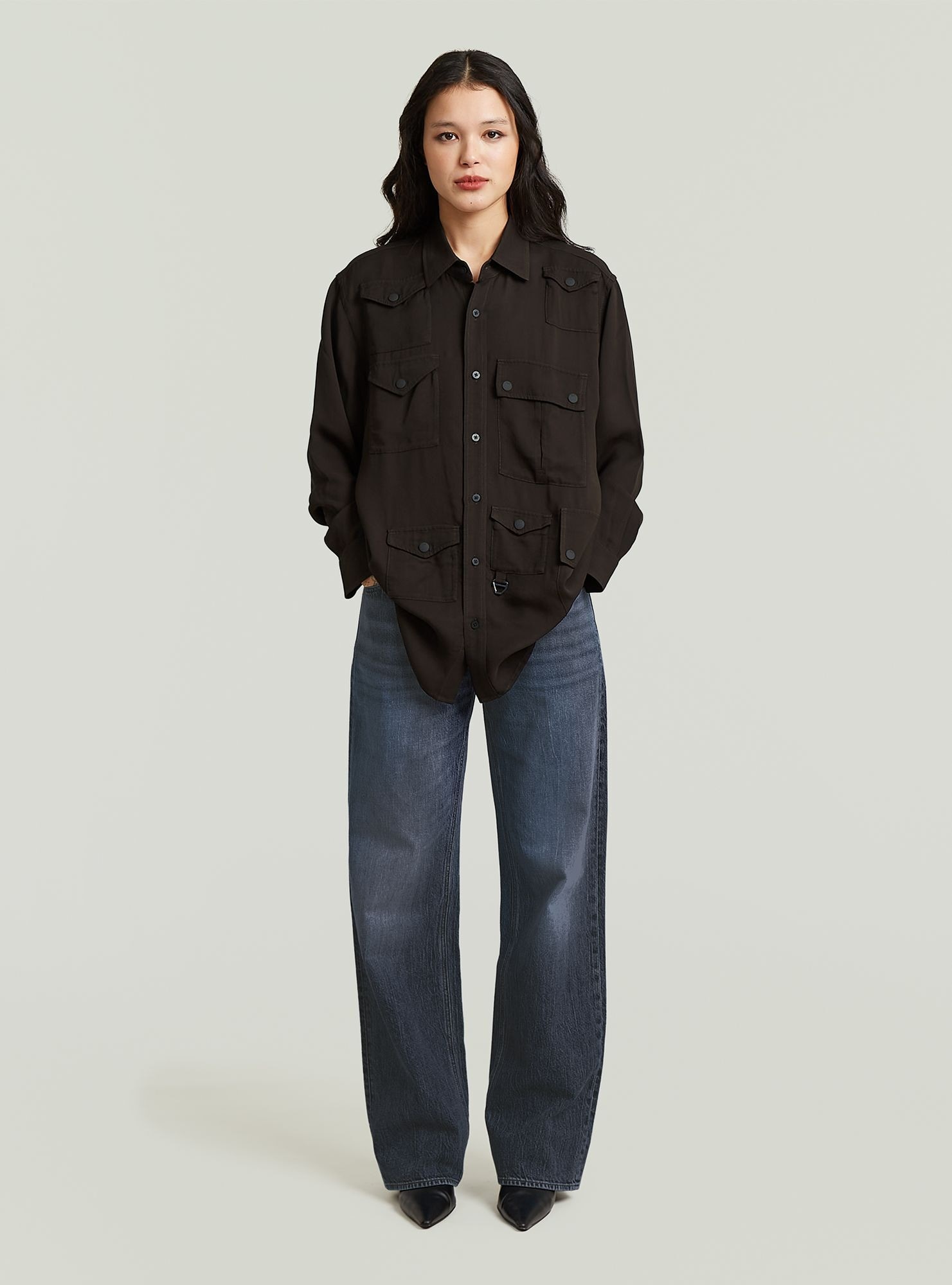 G-STAR Langarmshirt »Relaxed Pocket-Hemd«