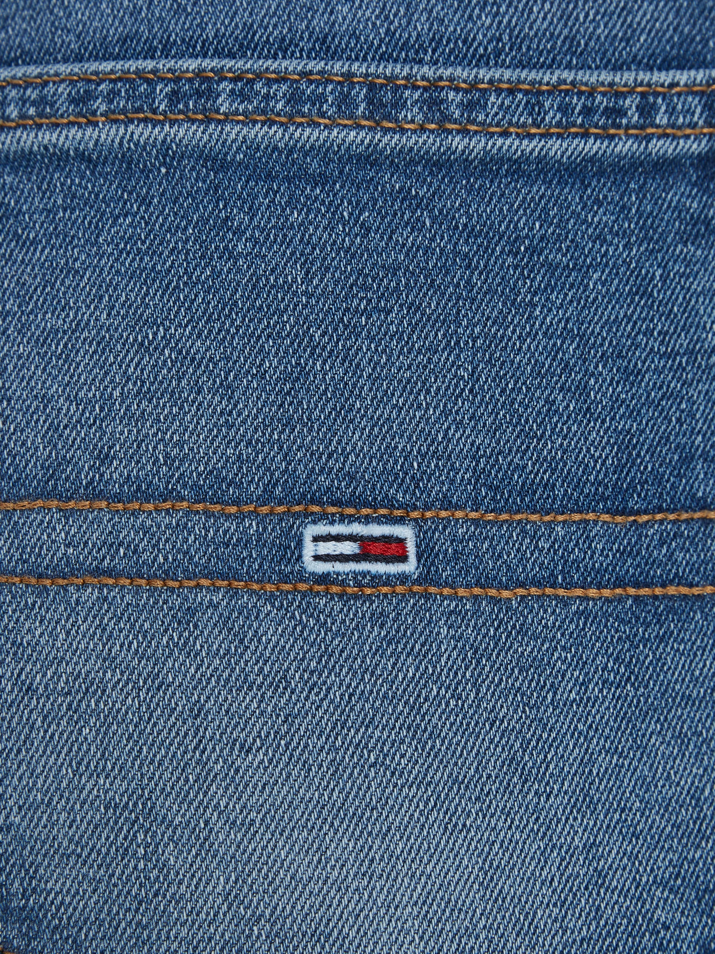 Tommy Jeans Straight-Jeans »JULIE UH STR AH1280«, mit Logostickerei