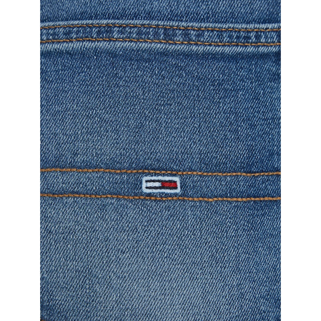 Tommy Jeans Straight-Jeans »JULIE UH STR AH1280«, mit Logostickerei