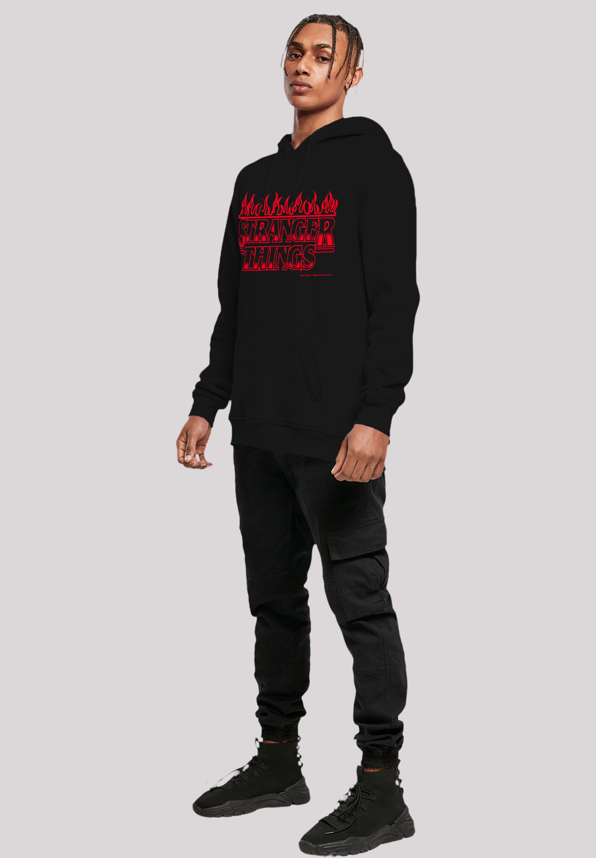 F4NT4STIC Kapuzenpullover »Stranger Things Flames Netflix TV Series«, Premium Qualität