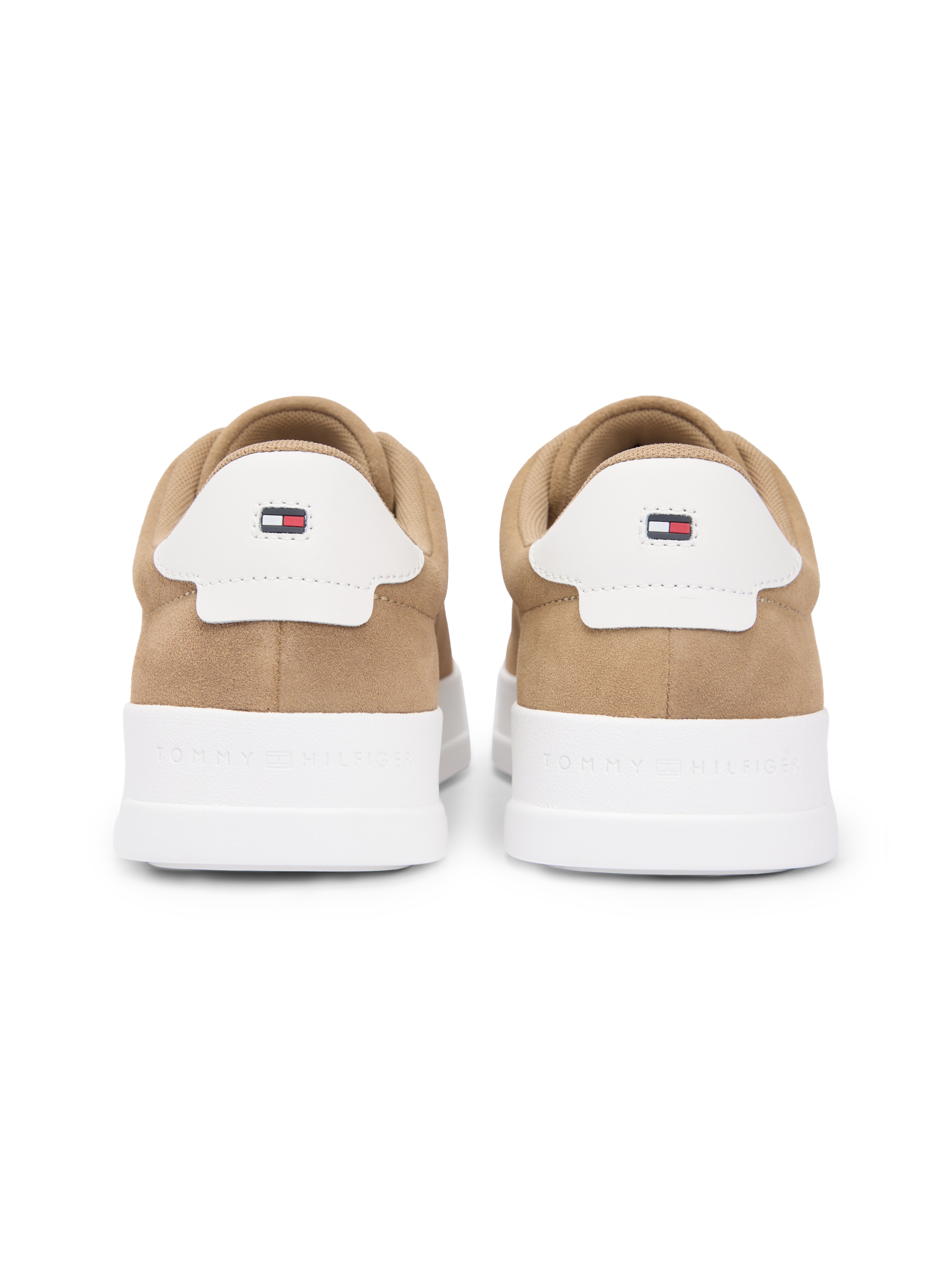 Tommy Hilfiger Sneaker »TH COURT CORE SUEDE«  Freizeitschuh, Halbschuh, Schnürschuh mit seitlicher Logoprägung