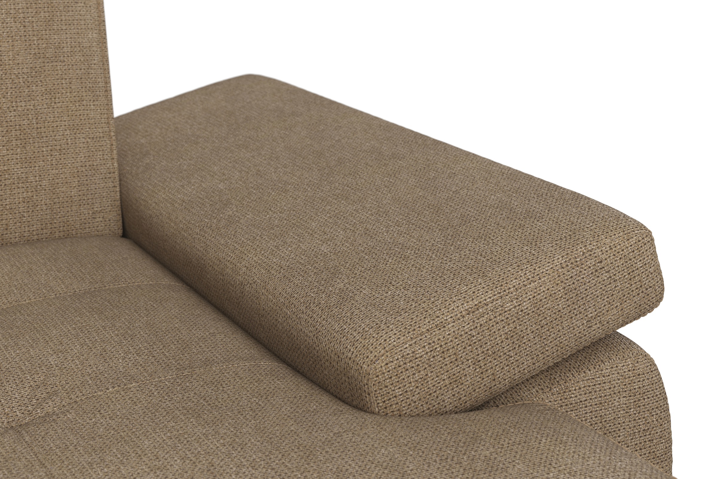 DOMO collection Wohnlandschaft »Capelo U-Form«, mit Armteilverstellung, wahlweise mit Bettfunktion, Federkern