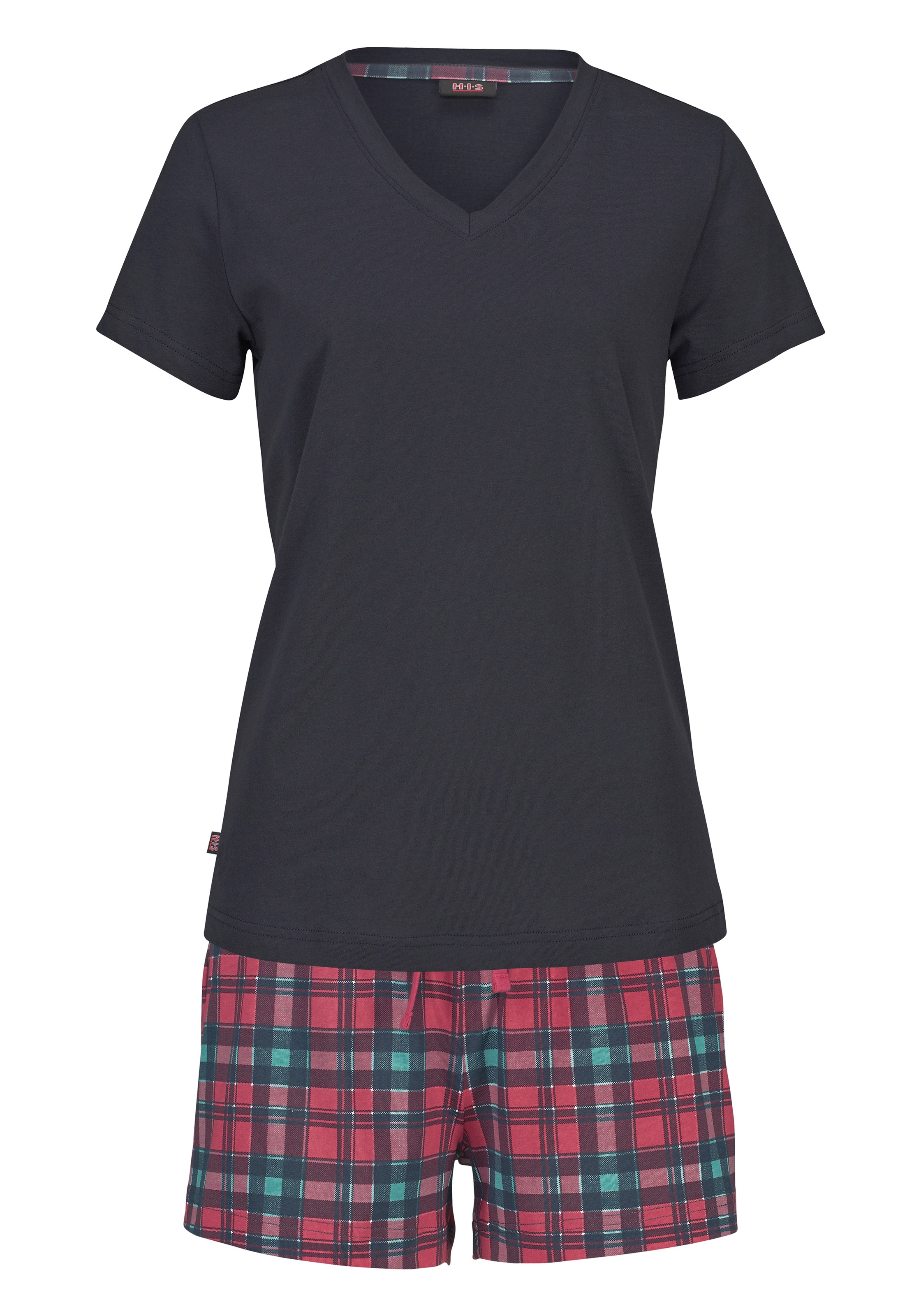 H.I.S Shorty 2 Stk. tlg., mit karierter Shorts günstig online kaufen