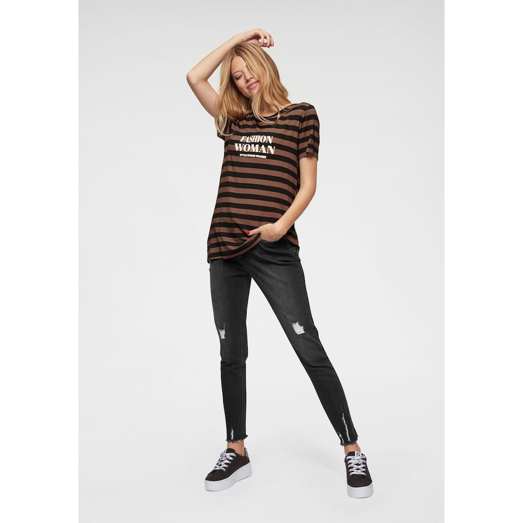 Aniston CASUAL Skinny-fit-Jeans, mit Destroyed-Effekt