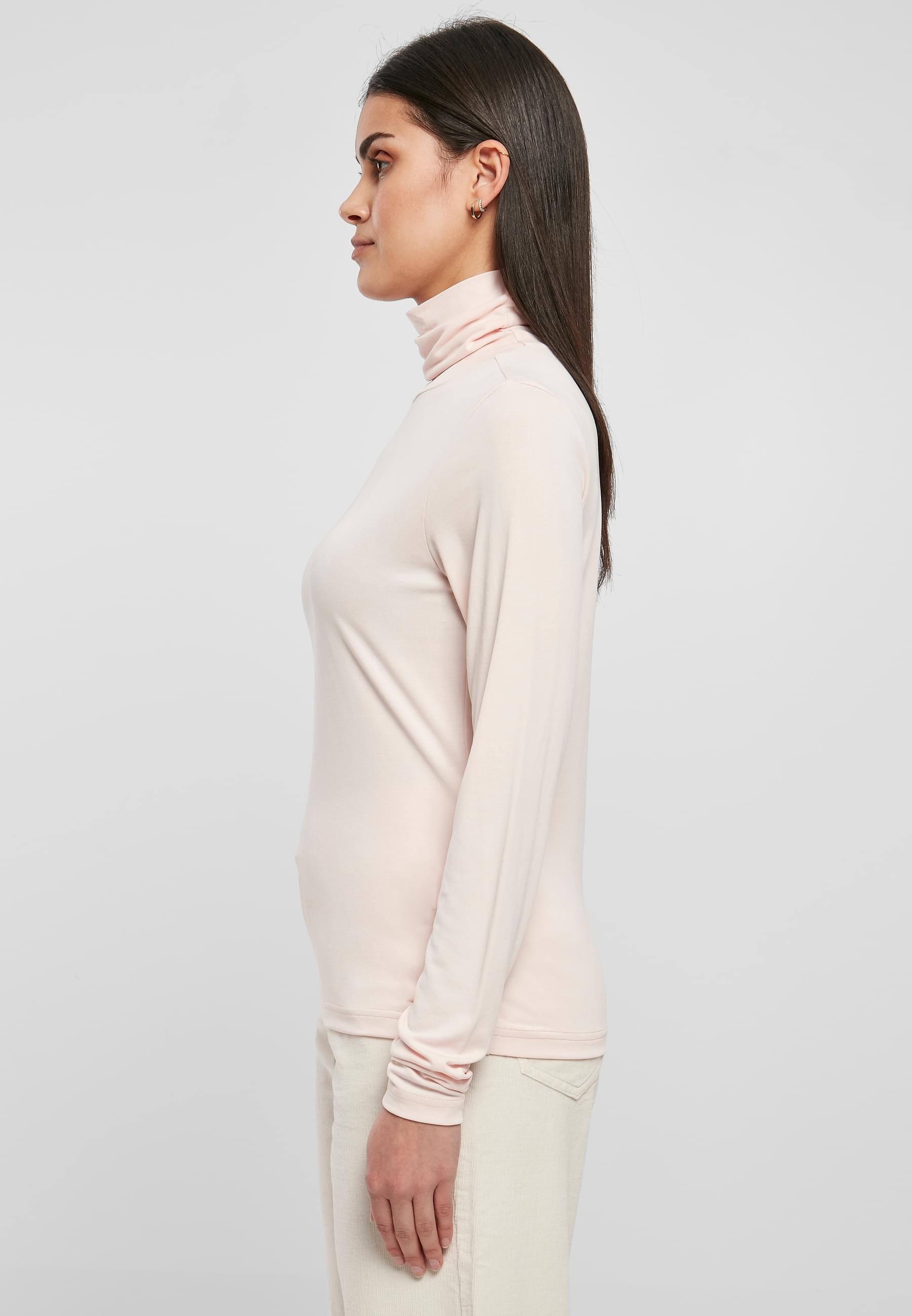 URBAN CLASSICS Langarmshirt »Urban Classics Damen Ladies Modal Turtleneck Longsleeve«, (1 tlg.)
