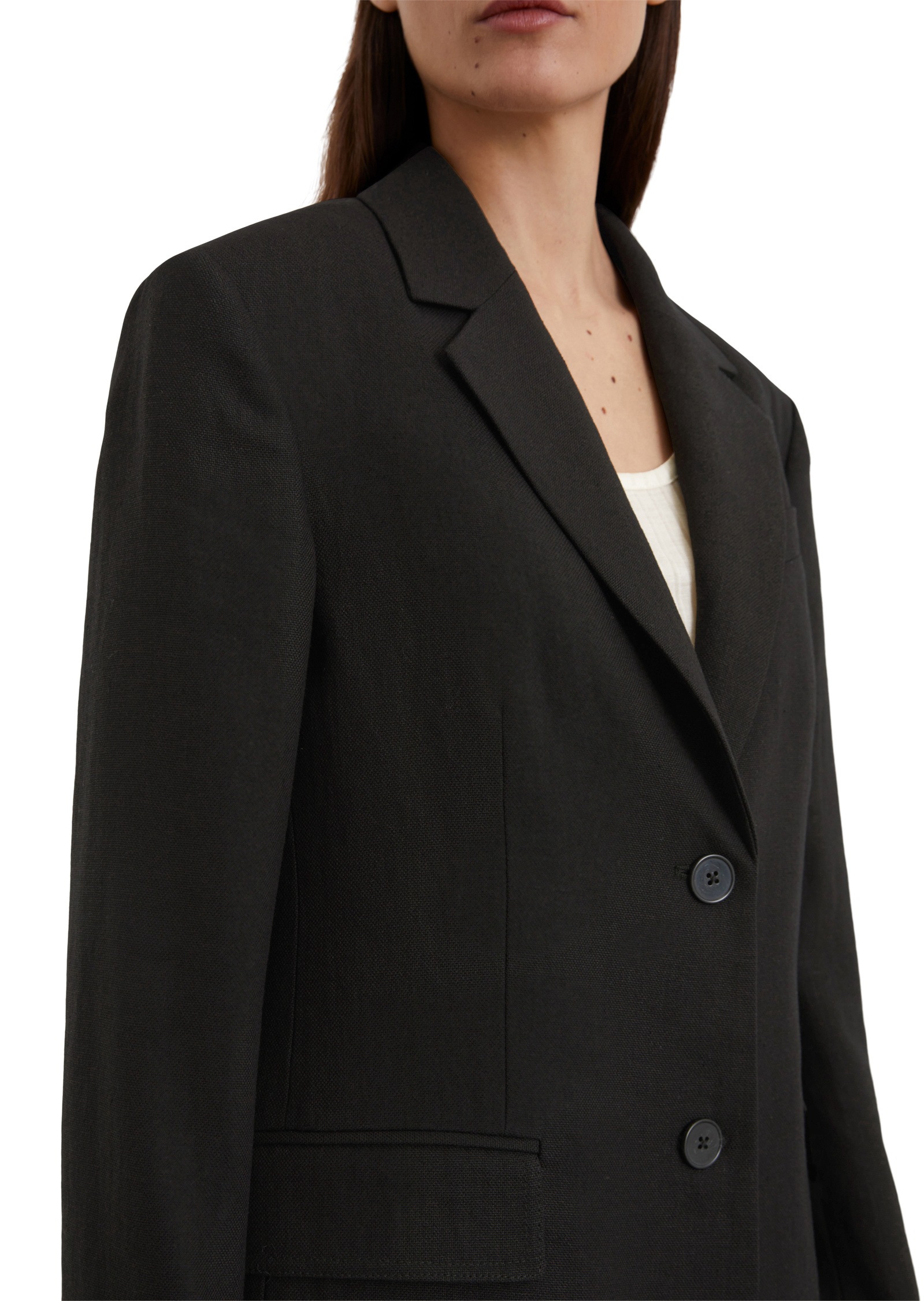 Marc O'Polo Longblazer »aus Leinen-Viskose-Mix«