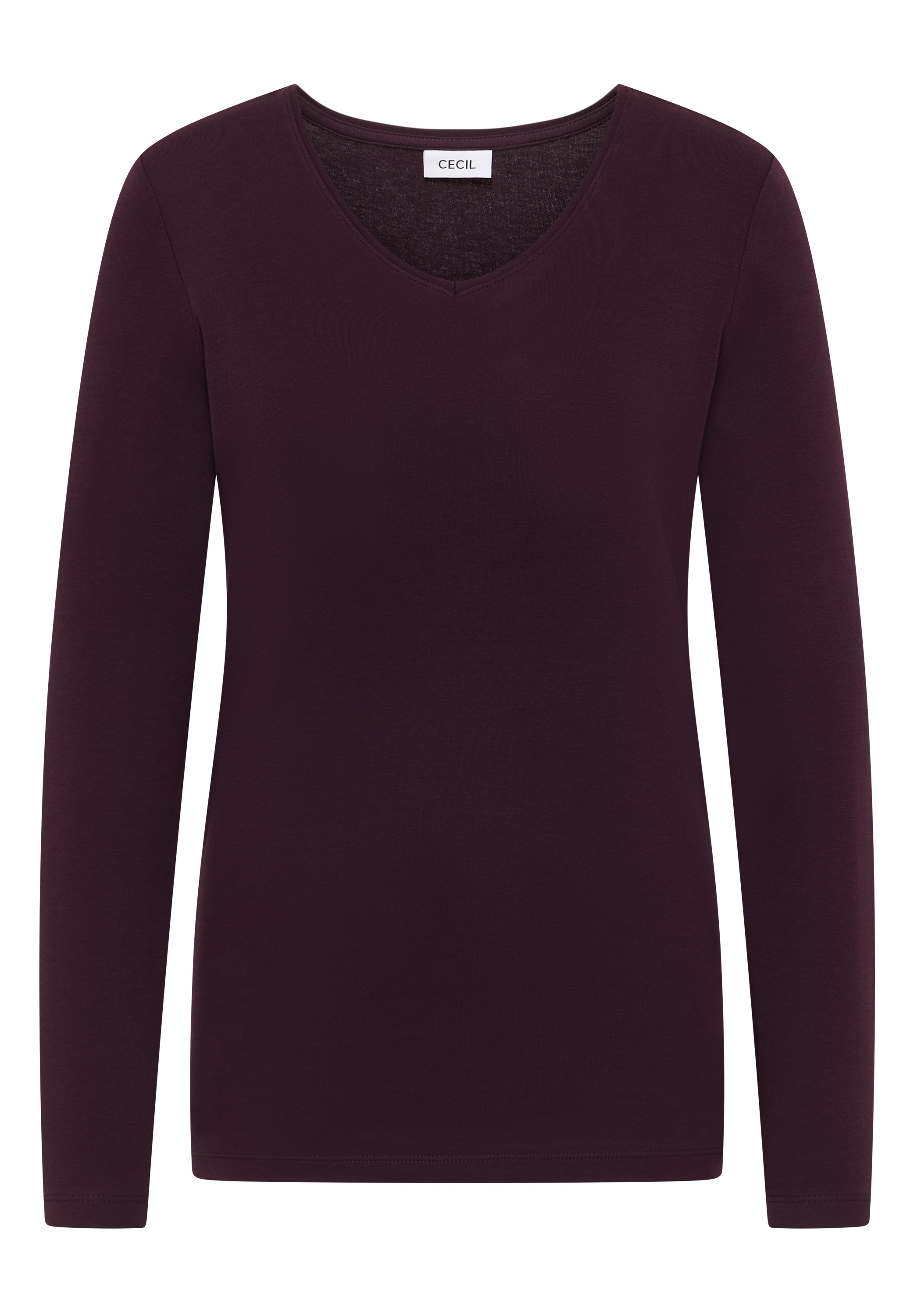 Cecil Langarmshirt aus reiner Baumwolle