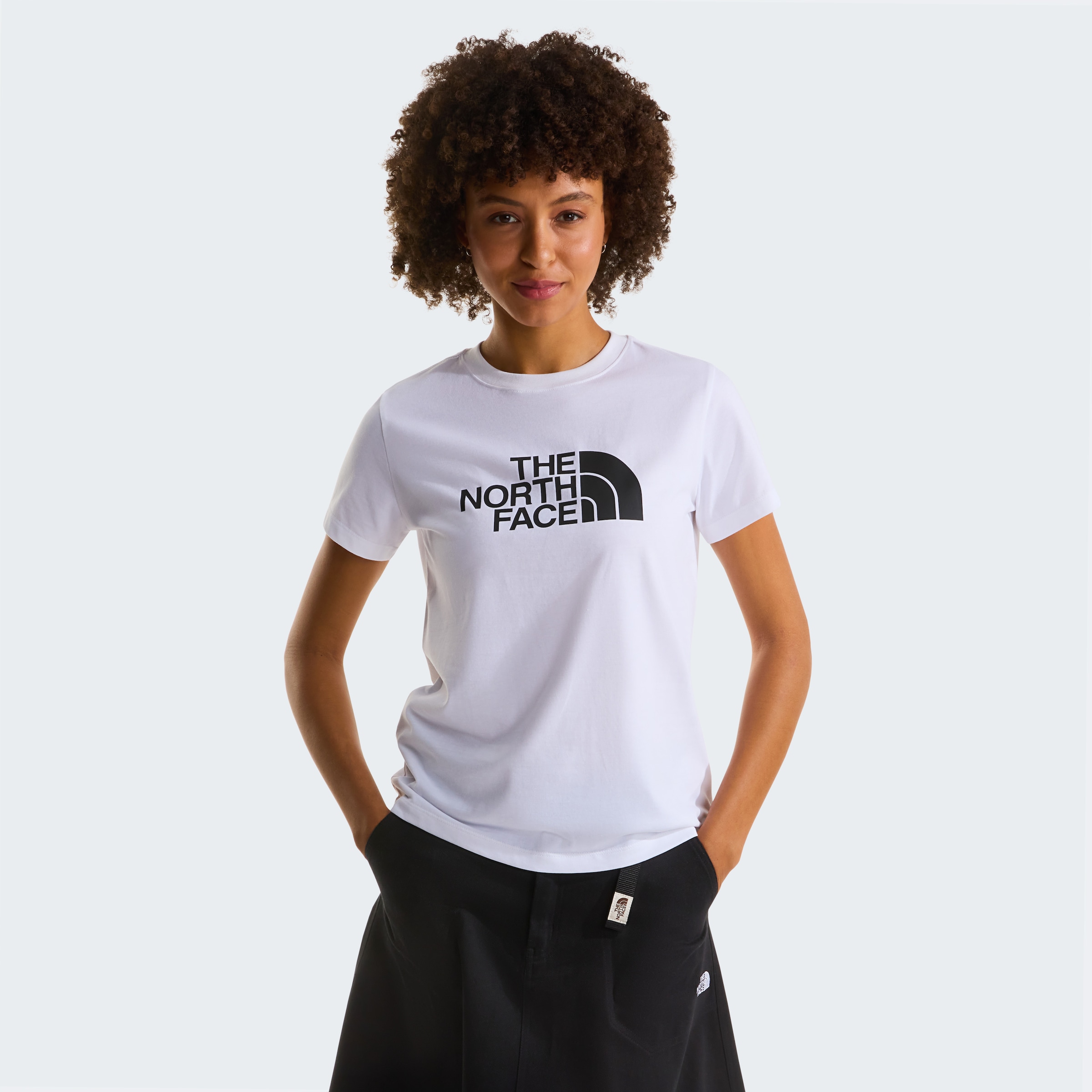 The North Face T-Shirt »W EVOLUTION HALF DOME SLIM SHORT SLEEVE TEE« 1 tlg. für Erwachsene, sportlicher Stil, aus Baumwolle