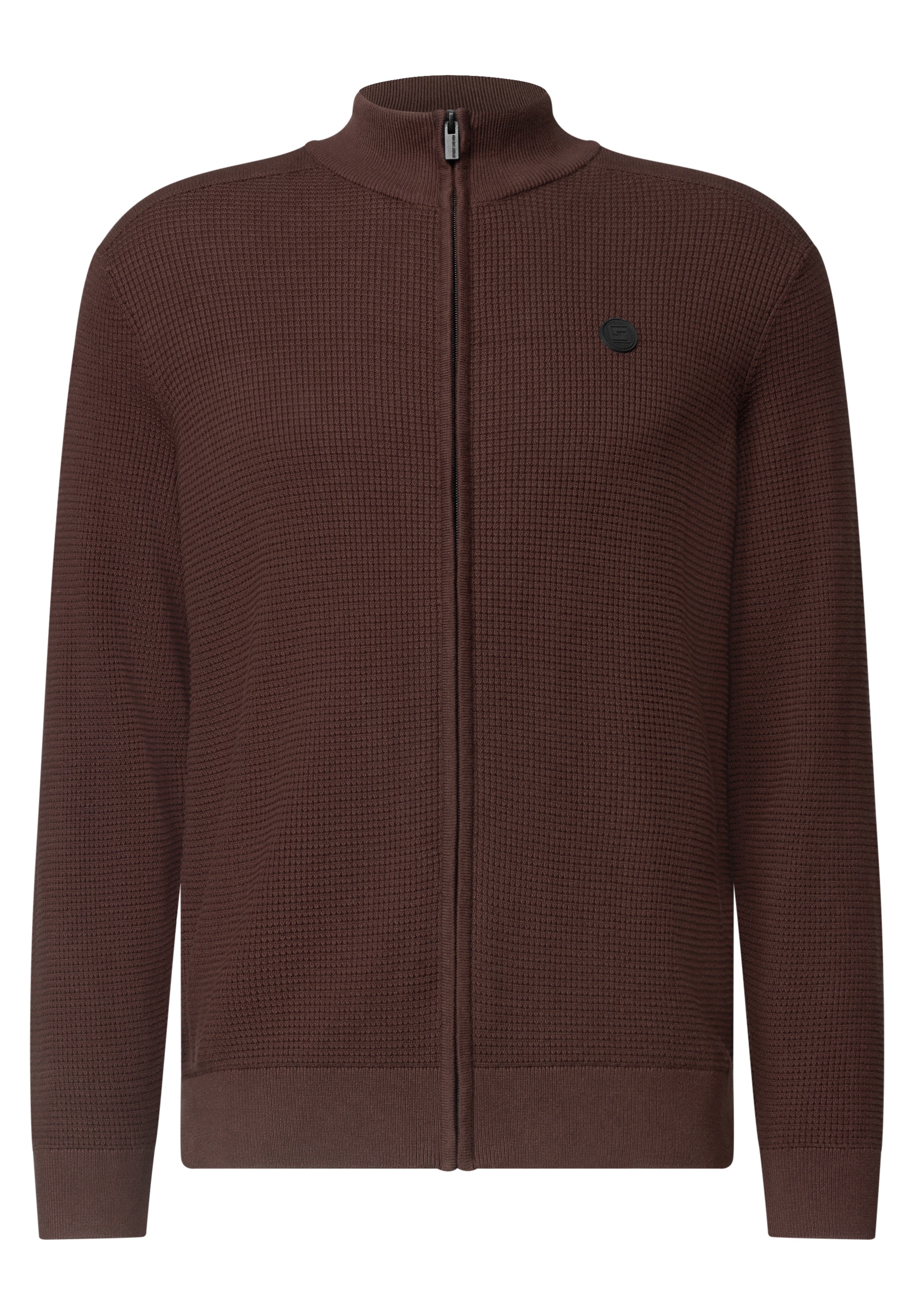 STREET ONE MEN Cardigan mit Stehkragen