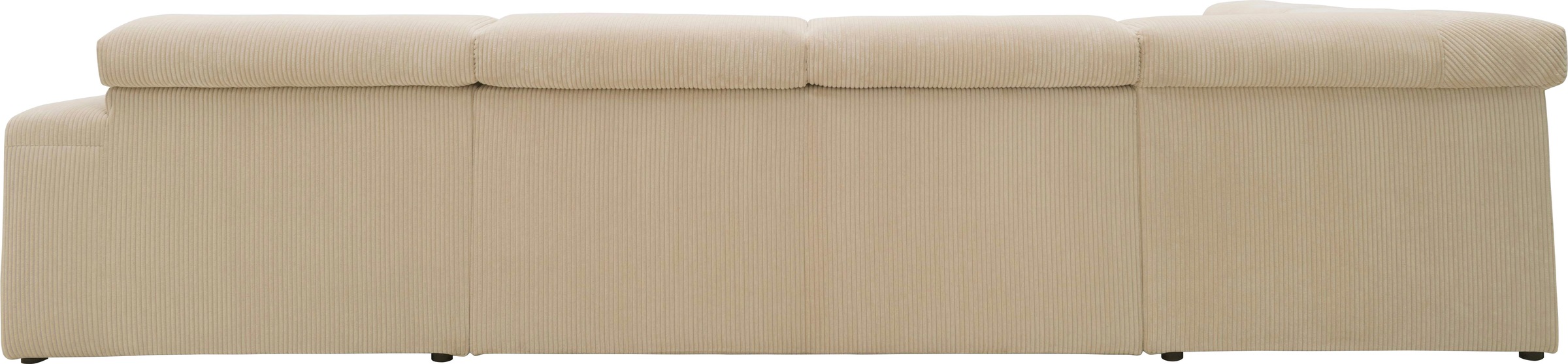 DOMO collection Wohnlandschaft Brandon viele Bezugsarten, incl. Nierenkissen, mit Kopfteilverstellung, wahlweise Sitztiefenverstellung