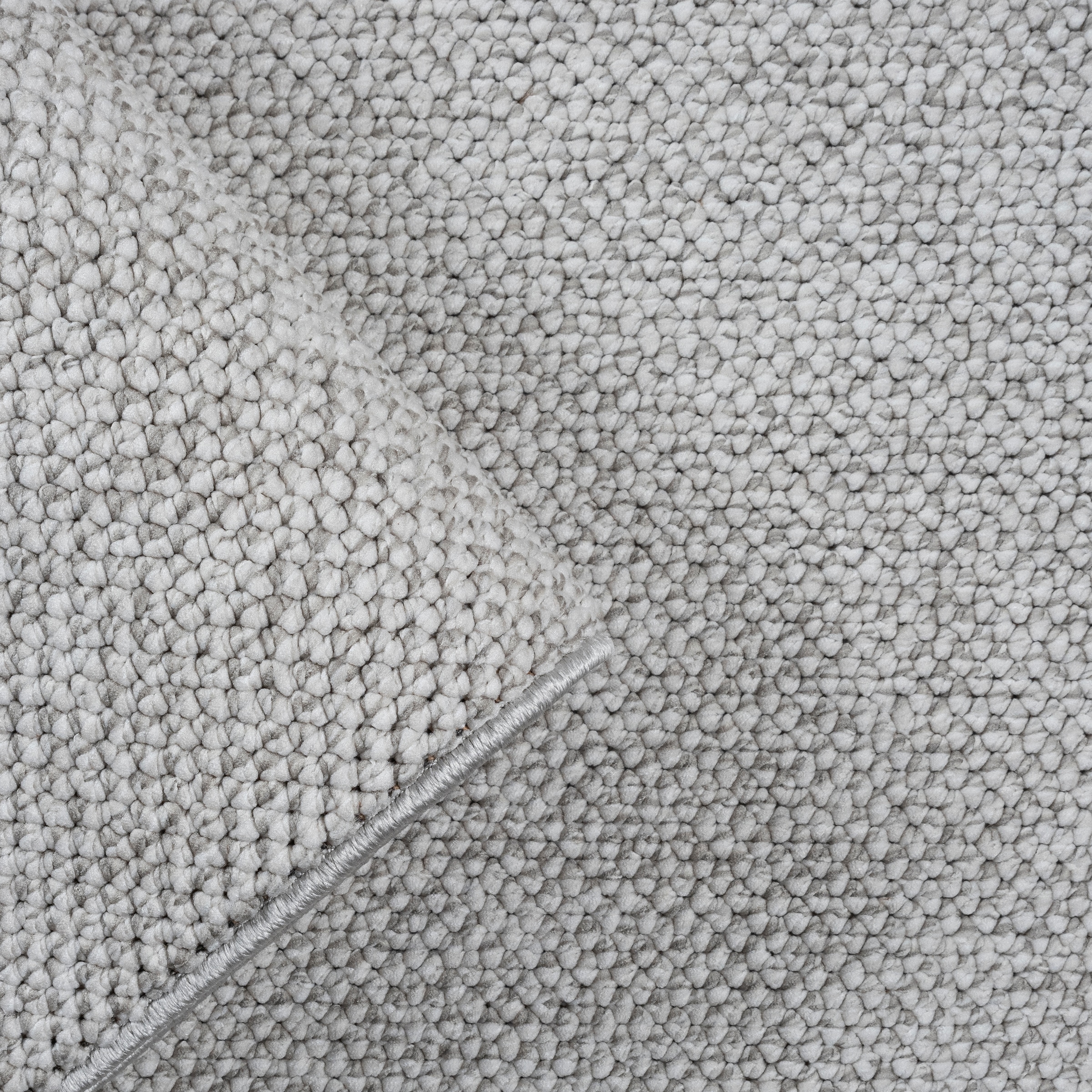 Sanat Teppich »Lora Plus, auch als Läufer«, rechteckig, 5 mm Höhe, Kurzflor, uni, gekettelt, Wohnzimmer, Kinderzimmer