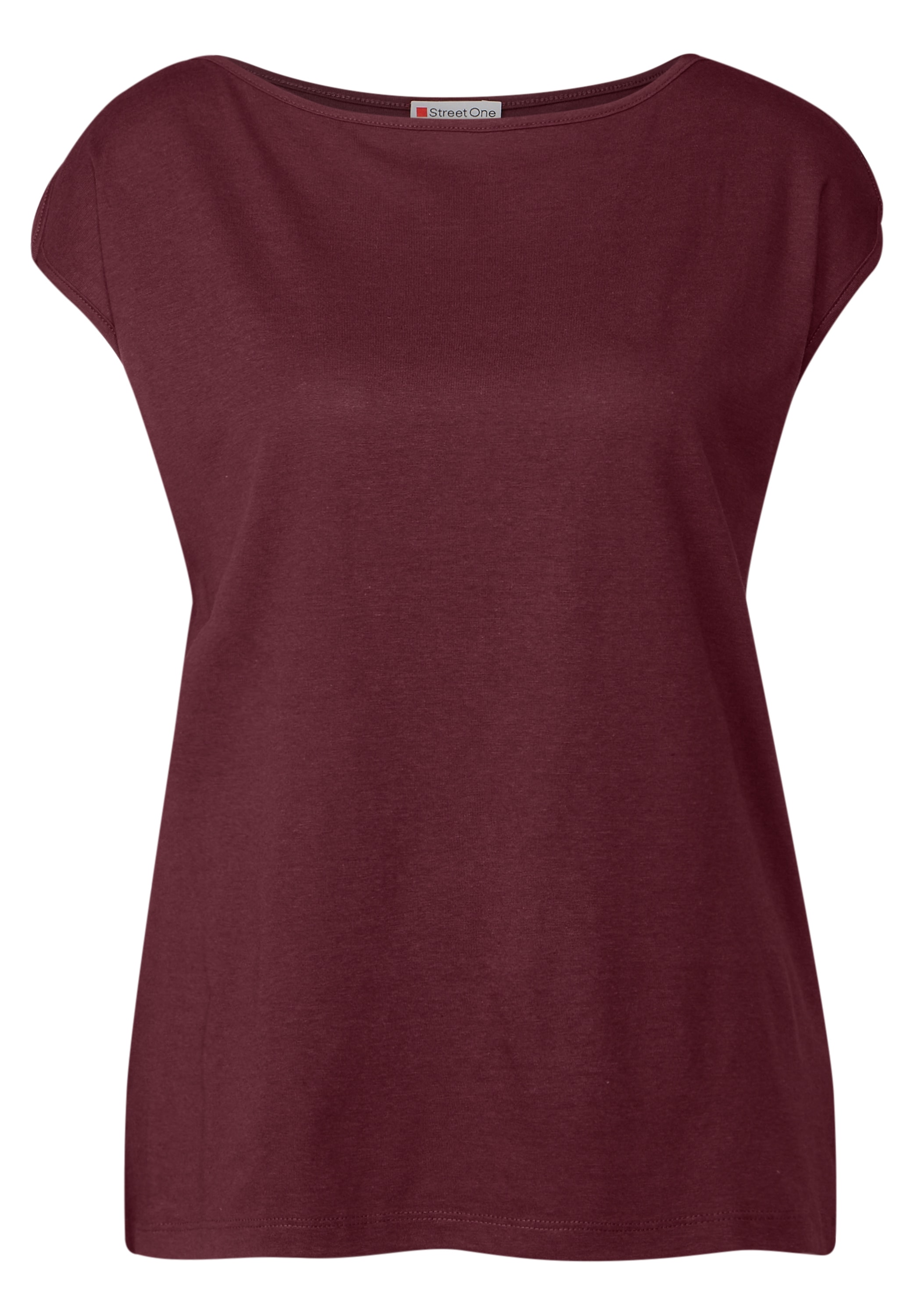 STREET ONE T-Shirt, mit U-Boot-Ausschnitt