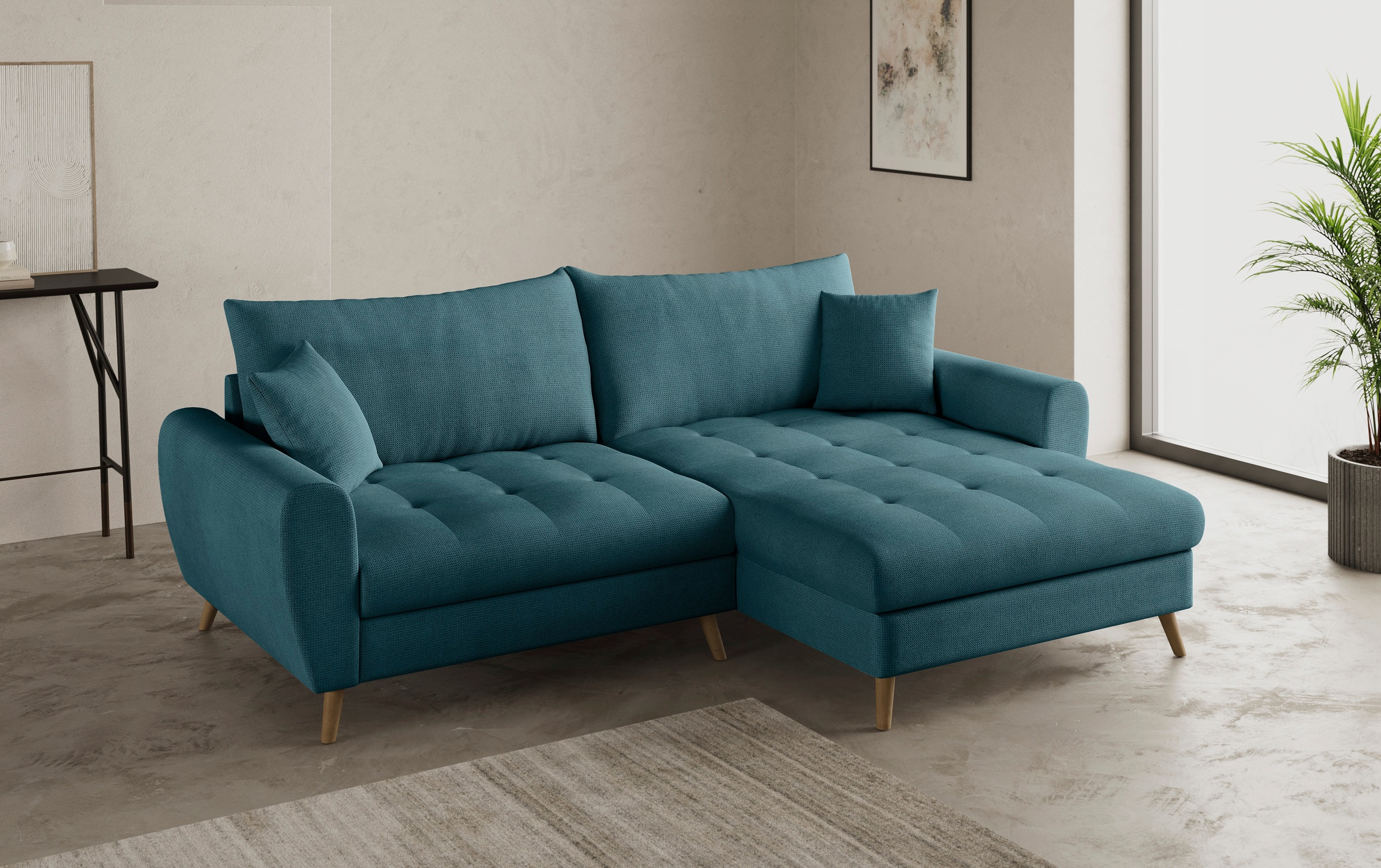 Mr. Couch Ecksofa "Blackburn II, L-Form", Mit Kaltschaumpolsterung bis 140 günstig online kaufen