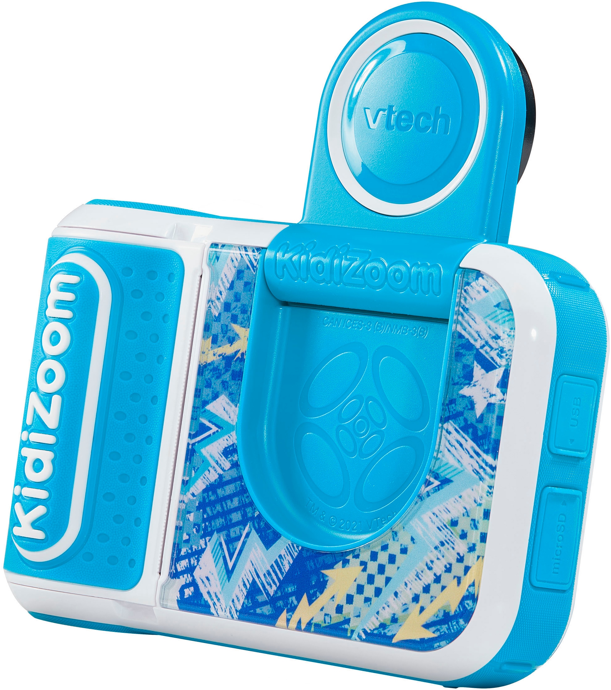 Vtech® Kinderkamera »KidiZoom Print Cam + Scrapbook Bundle«, 5 MP, mit eingebautem Thermodrucker, inkl, Thermopapier, Scrapbook + Stift