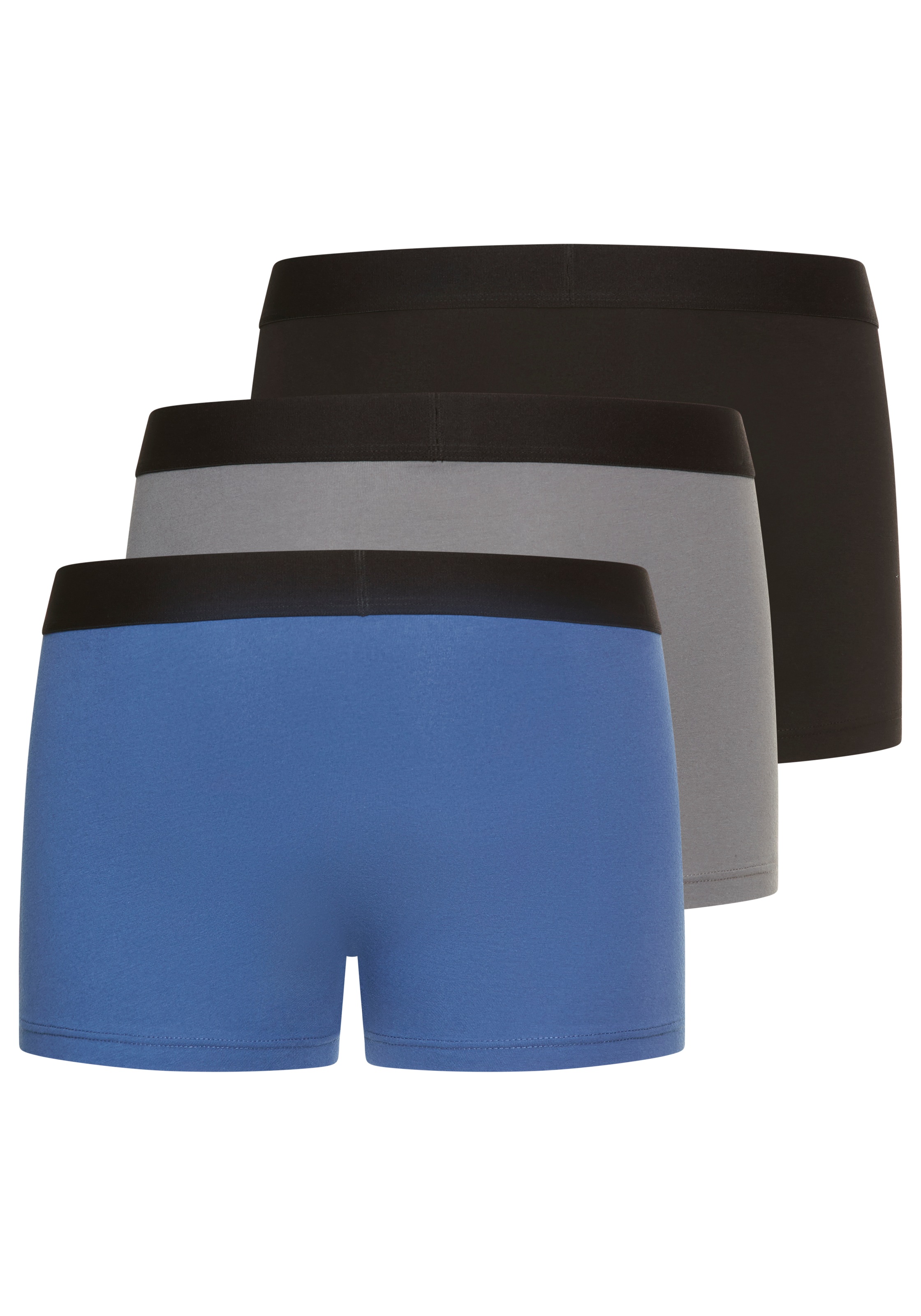HUGO Underwear Trunk, (Set, 3 St.), mit kontrastfarbenen Logobadge