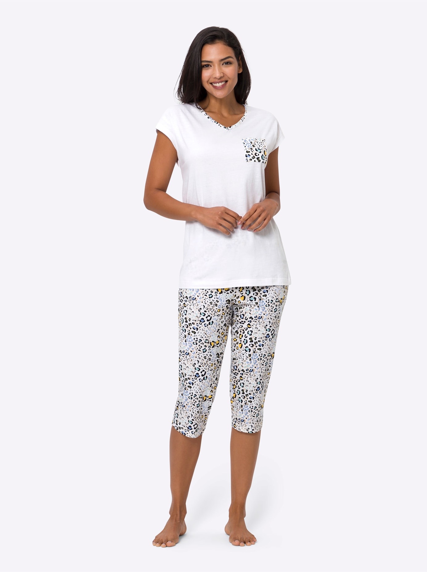 nicht definiert Capri-Pyjama günstig online kaufen