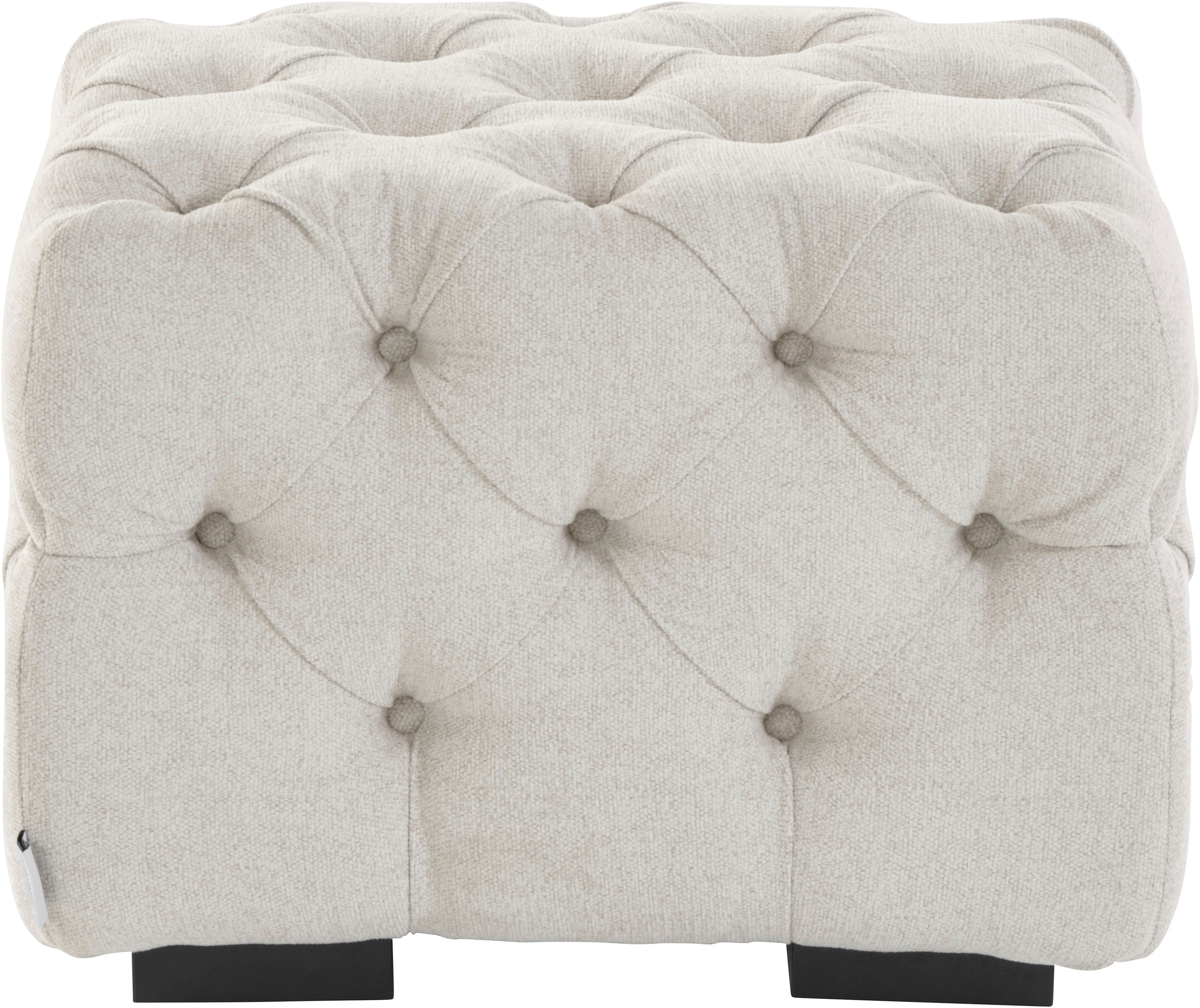 Thumbnail - Home affaire Polsterhocker "Kalina" mit klassischer Chesterfield-Knopfheftung, passend zur Serie "Kalina"