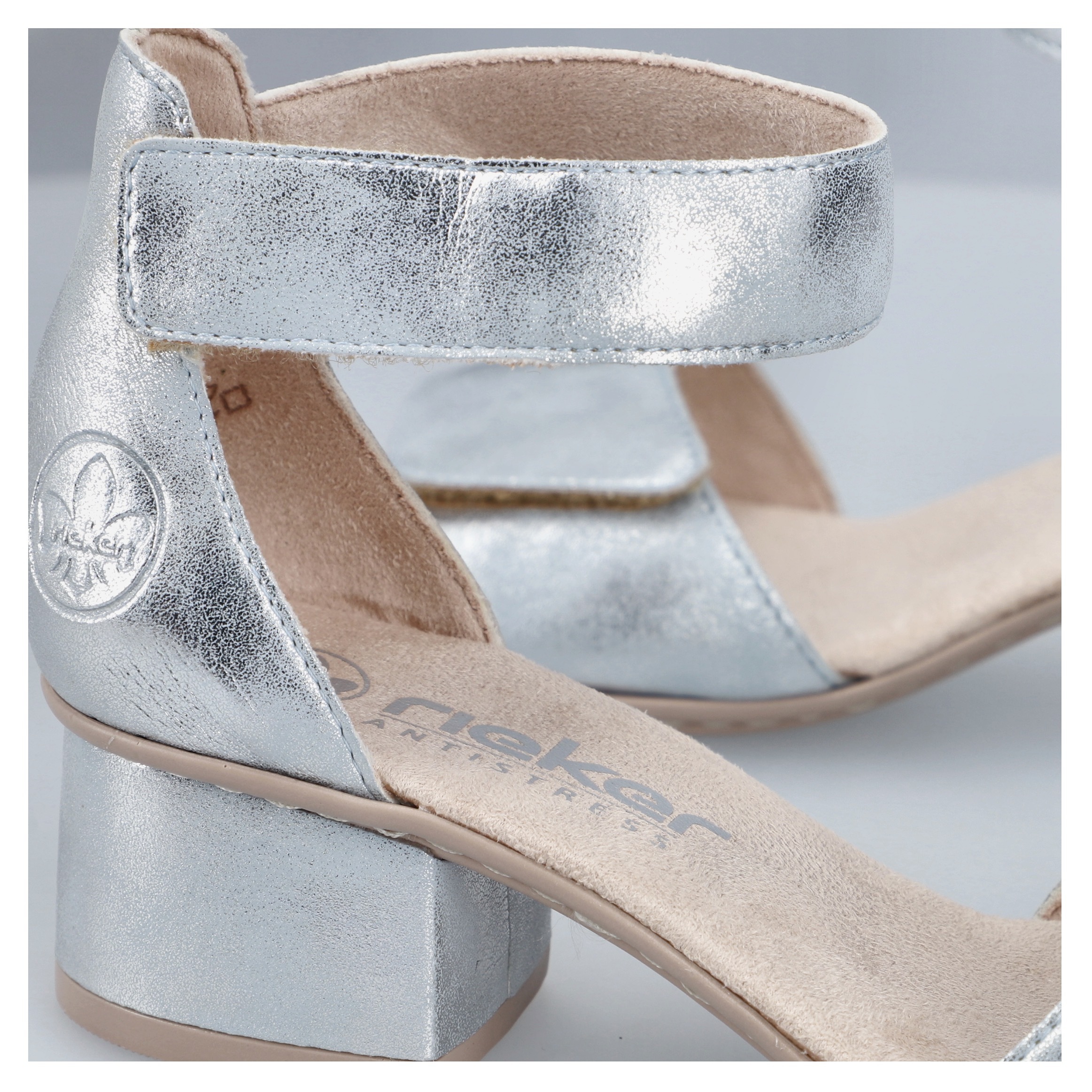 Rieker Sandalette, Sommerschuh, Sandale, Blockabsatz, mit praktischen Klett günstig online kaufen
