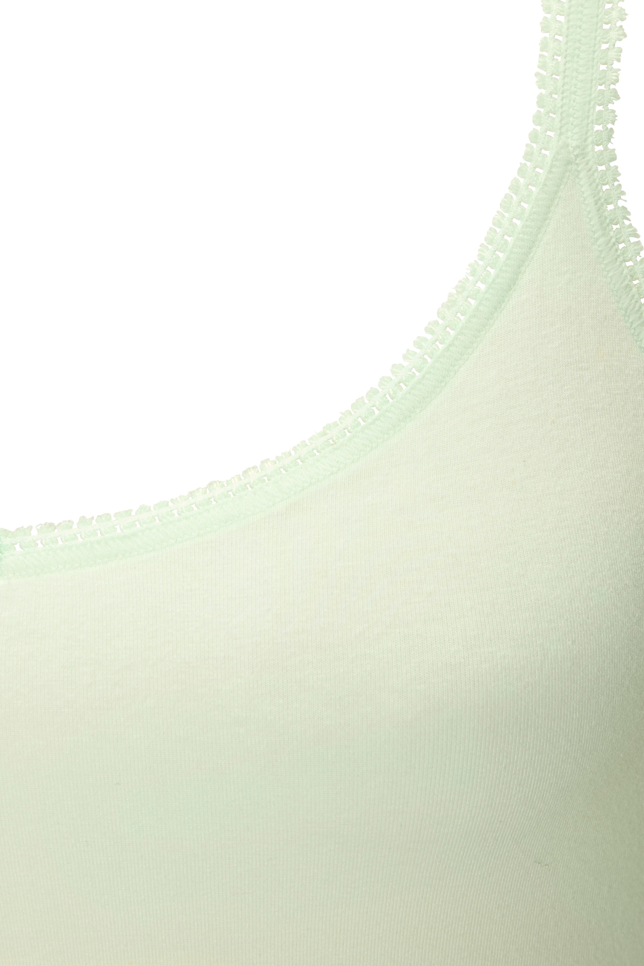 LASCANA Spaghettitop 2er Pack,  schön gerundeter Ausschnitt, verstellbare Träger