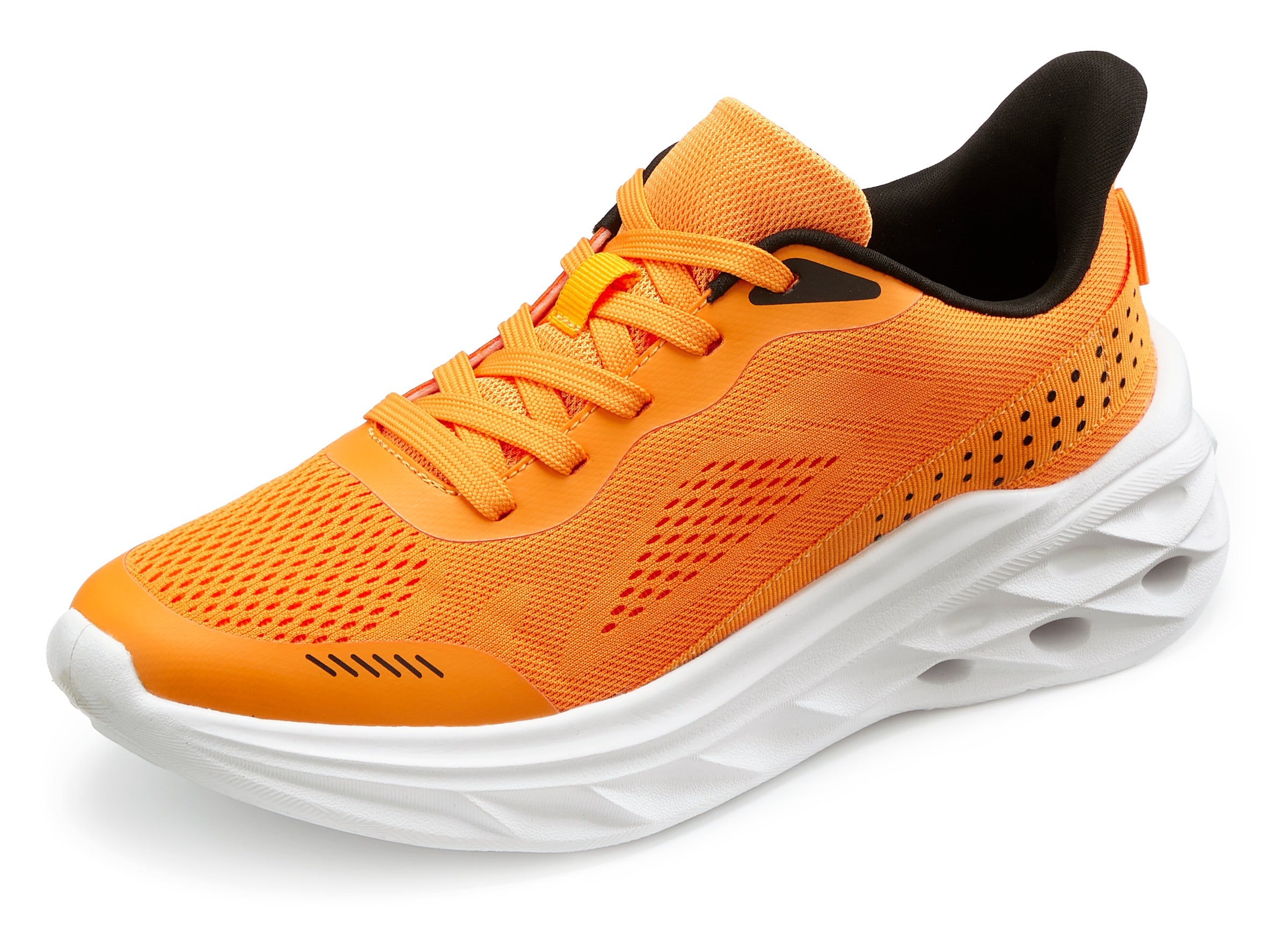 John Devin Sneaker »Schnürschuh, Freizeitschuhe, Schnürhalbschuhe, Halbschuh, Turnschuh«  NEU im sportiven Look aus luftigem Mesh-Material VEGAN
