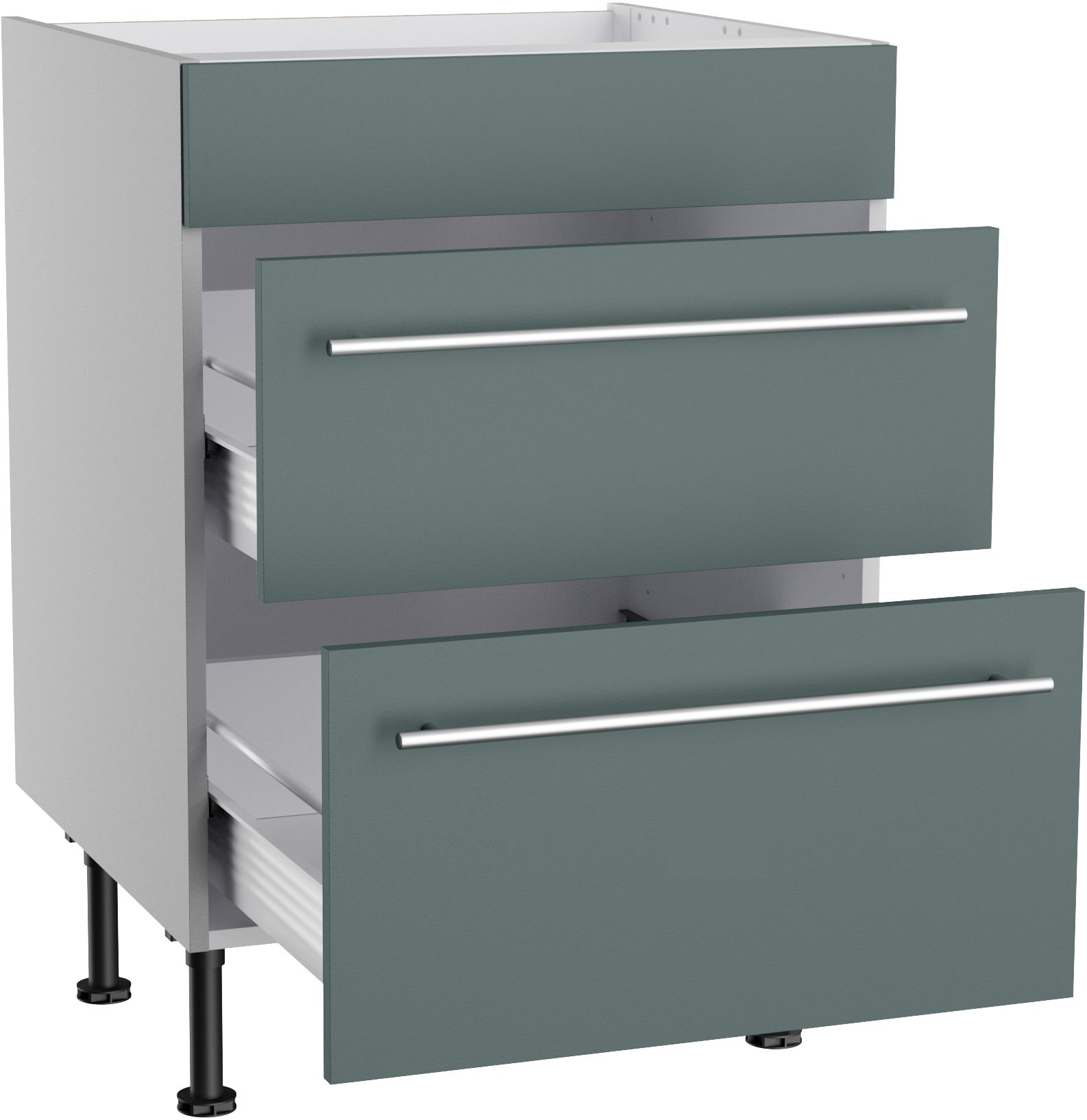 OPTIFIT Kochfeldumbauschrank »Bern2«, Breite 60 cm, Kochfeldumbauschrank, 2 Auszügen, 1 feste Blende