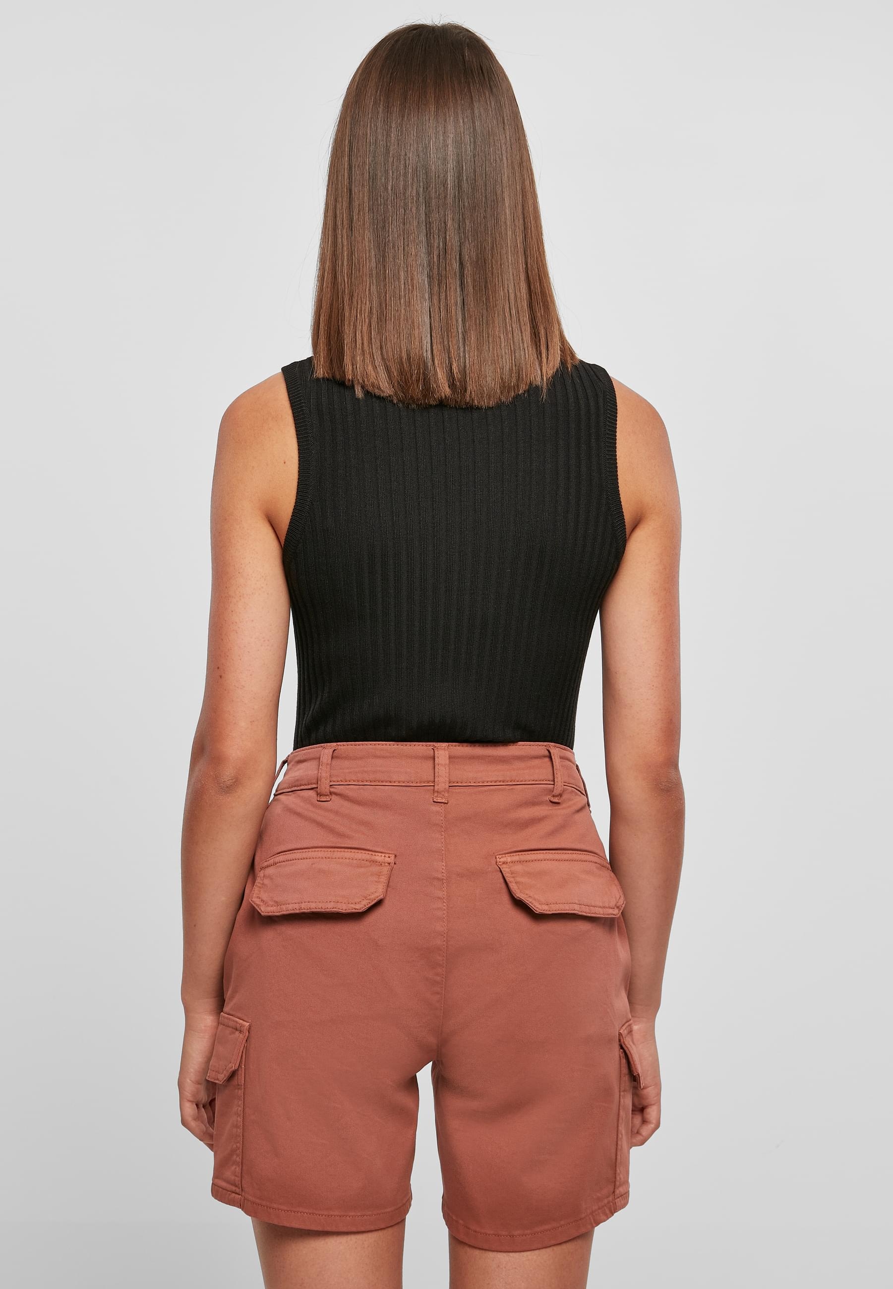 URBAN CLASSICS Muskelshirt »Urban Classics Damen Ladies Rib Knit Sleevless Body«, (1 tlg.)