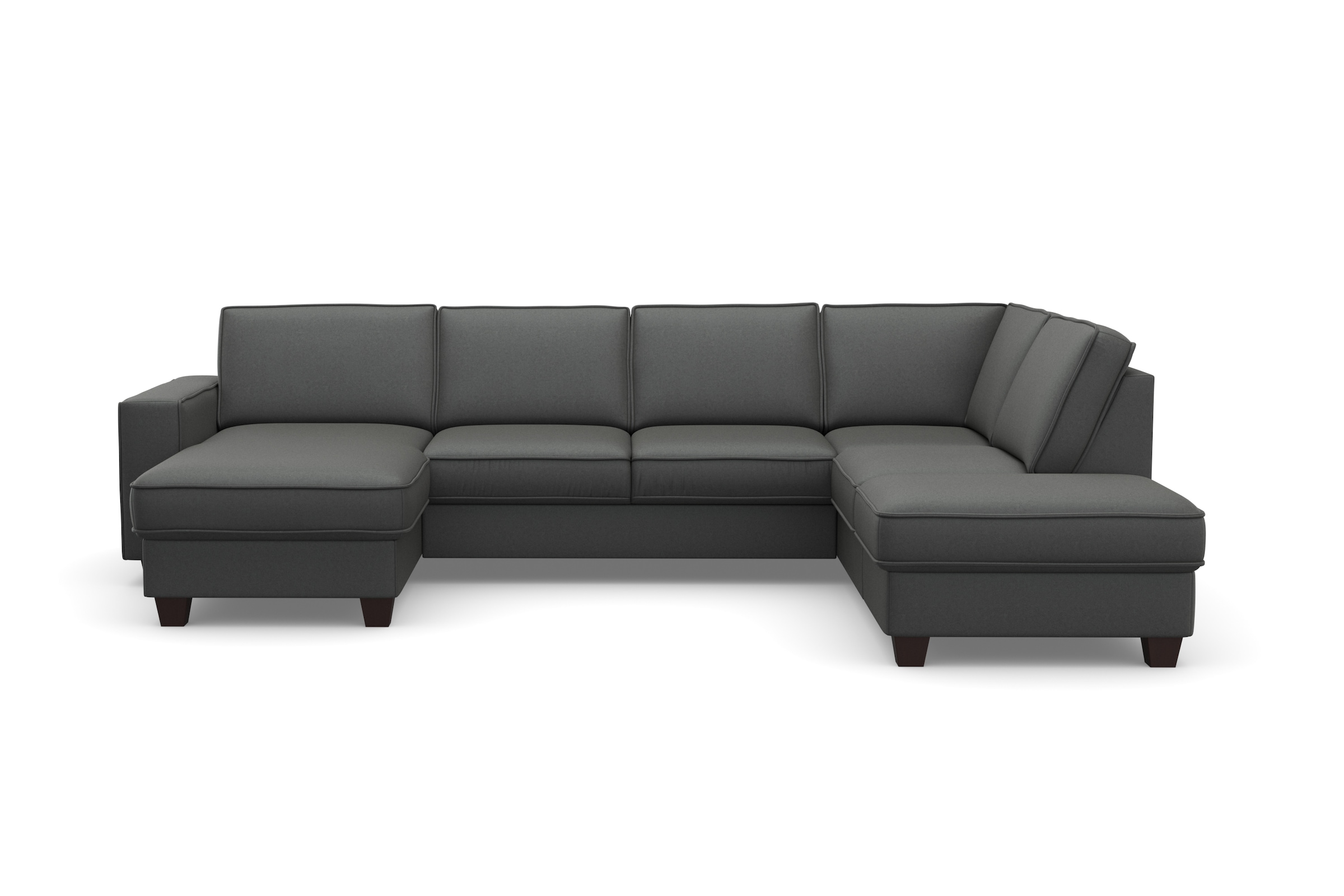 Home affaire Wohnlandschaft "County U-Form" wahlweise Ottomane links oder r günstig online kaufen