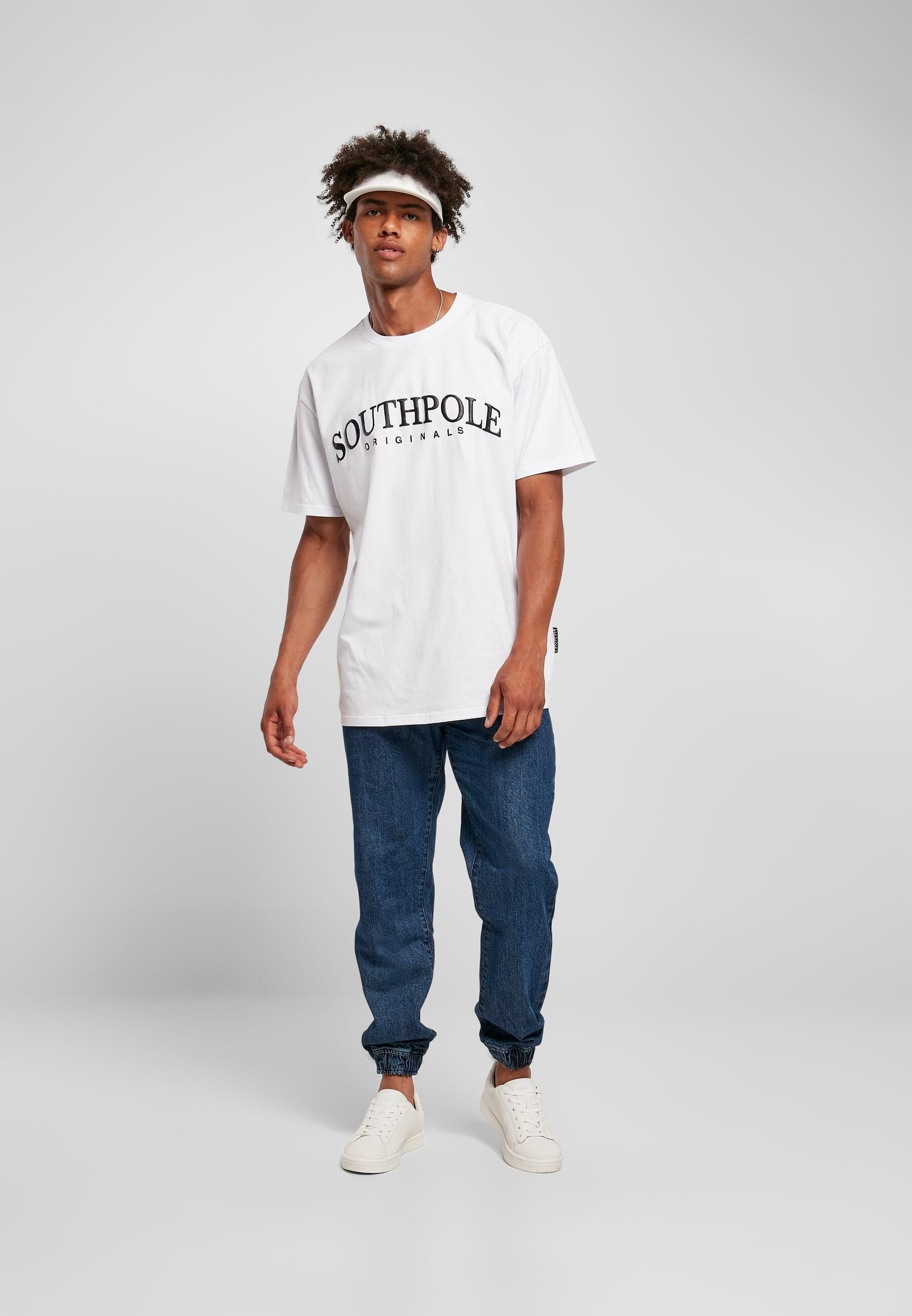Southpole Bequeme Jeans »Southpole Herren Southpole Spray Logo Denim«, (1 tlg.)