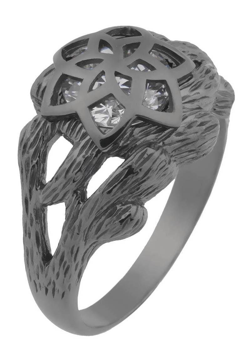 Der Herr der Ringe Fingerring weiß, Germany Collection »Dark Made Ring - bestellen BAUR - | schwarz Years online mit 20002184«, (synth.) Zirkonia - in Nenya Galadriels