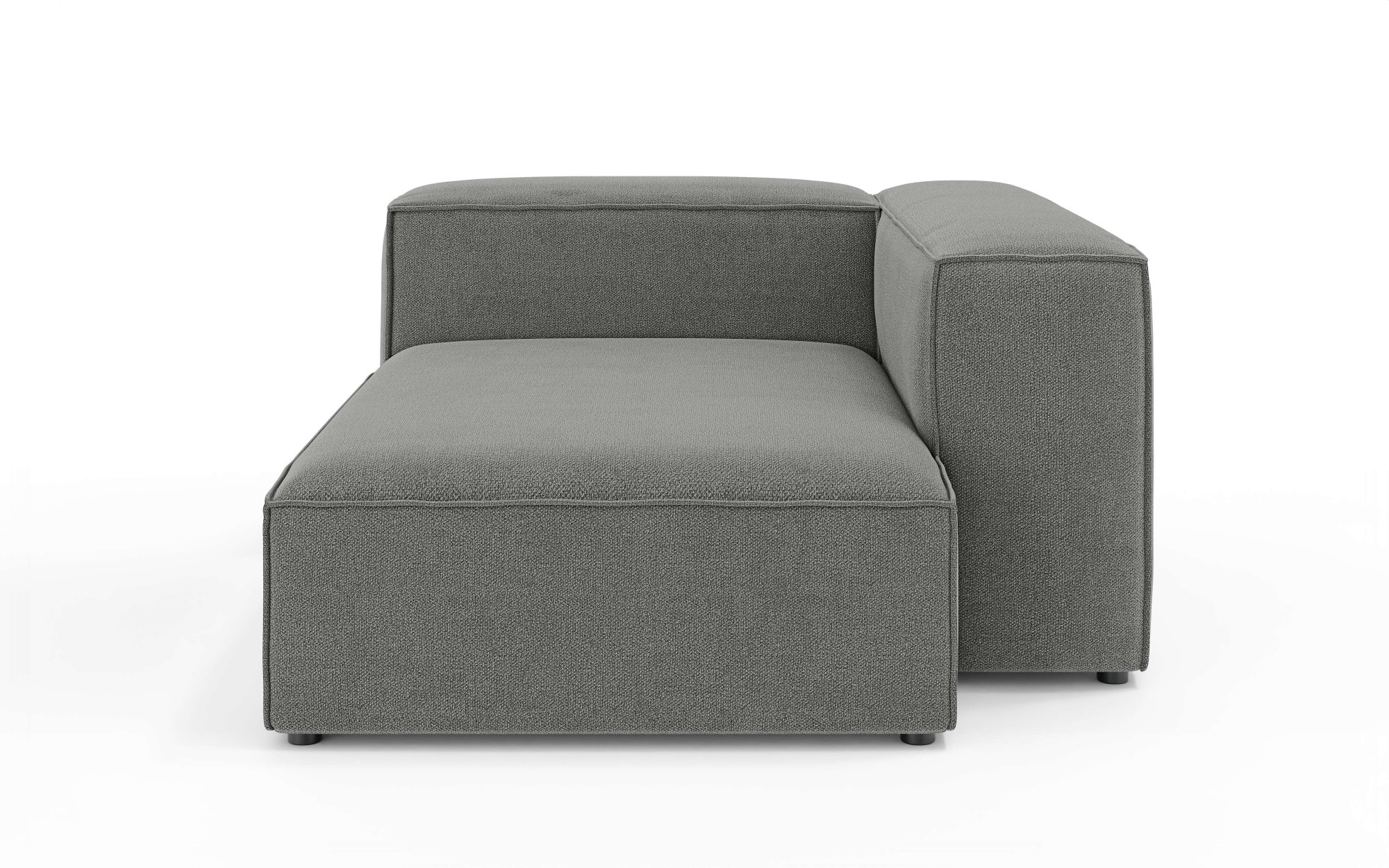 INOSIGN Ottomane »XL HAILY links/rechts bestellbar, extra tief, Maße B/T/H: 130/160/72cm«, als Modul oder separat verwendbar, für individuelle Zusammenstellung