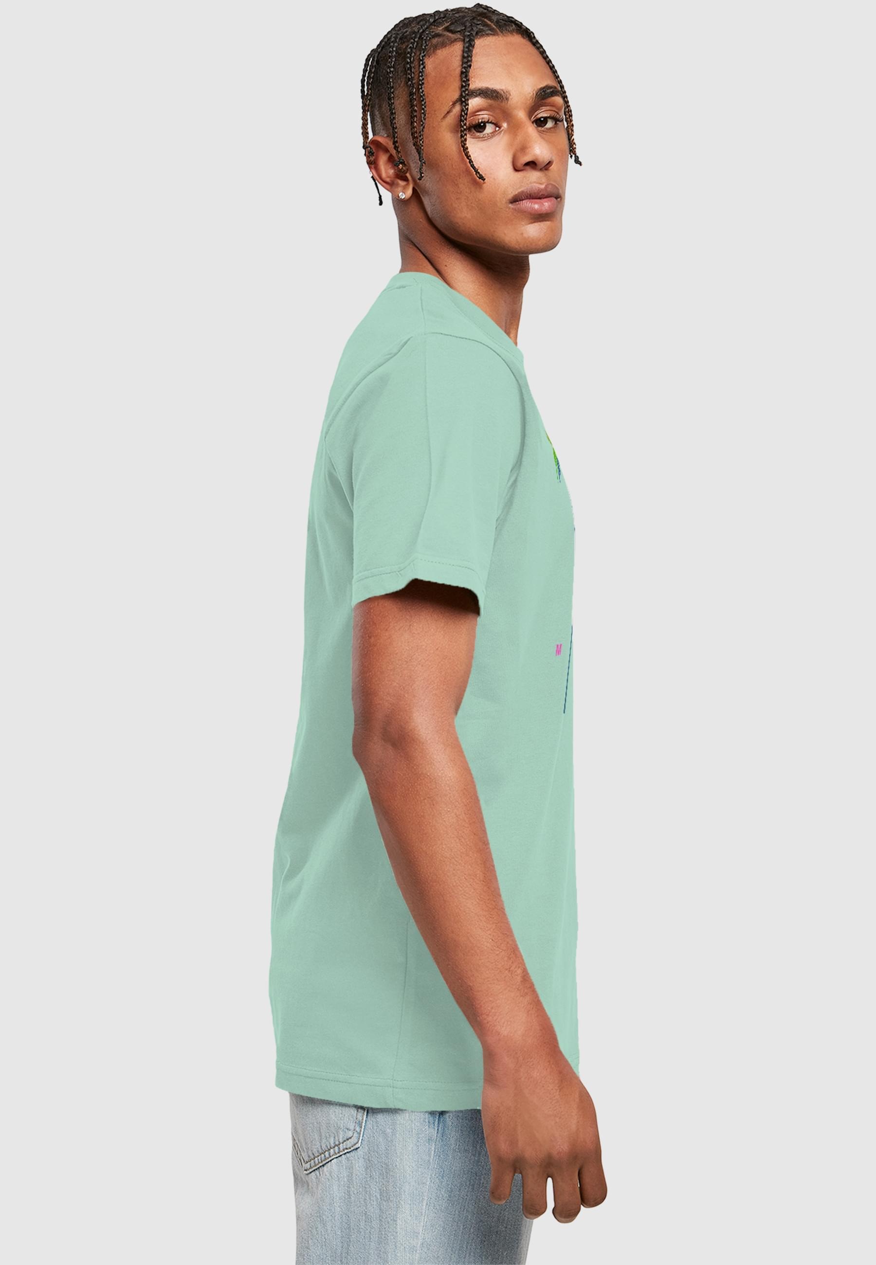 MisterTee T-Shirt »MisterTee Herren Miami Palms Tee«, (1 tlg.)