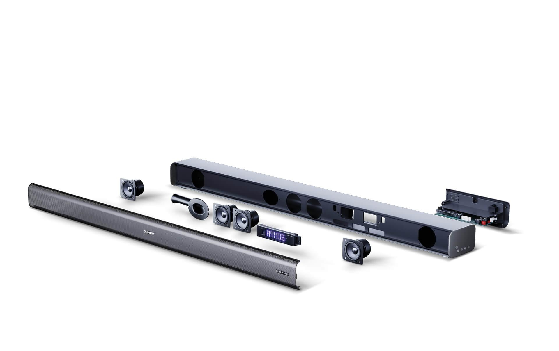 Sharp Soundbar »Sharp Soundbar Sharp HT-SBW460« 3.1 ( )