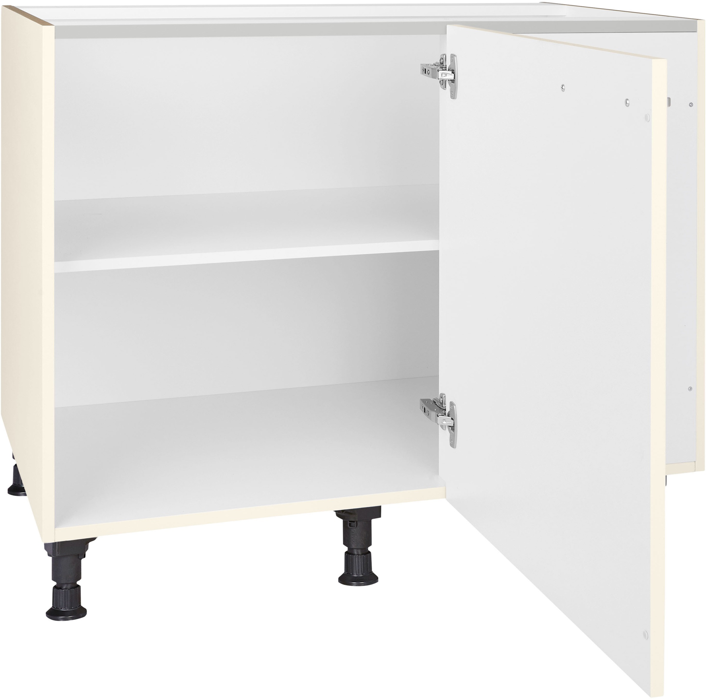 nobilia Eckunterschrank ""Touch", vormontiert" mit höhenverstellbaren Socke günstig online kaufen