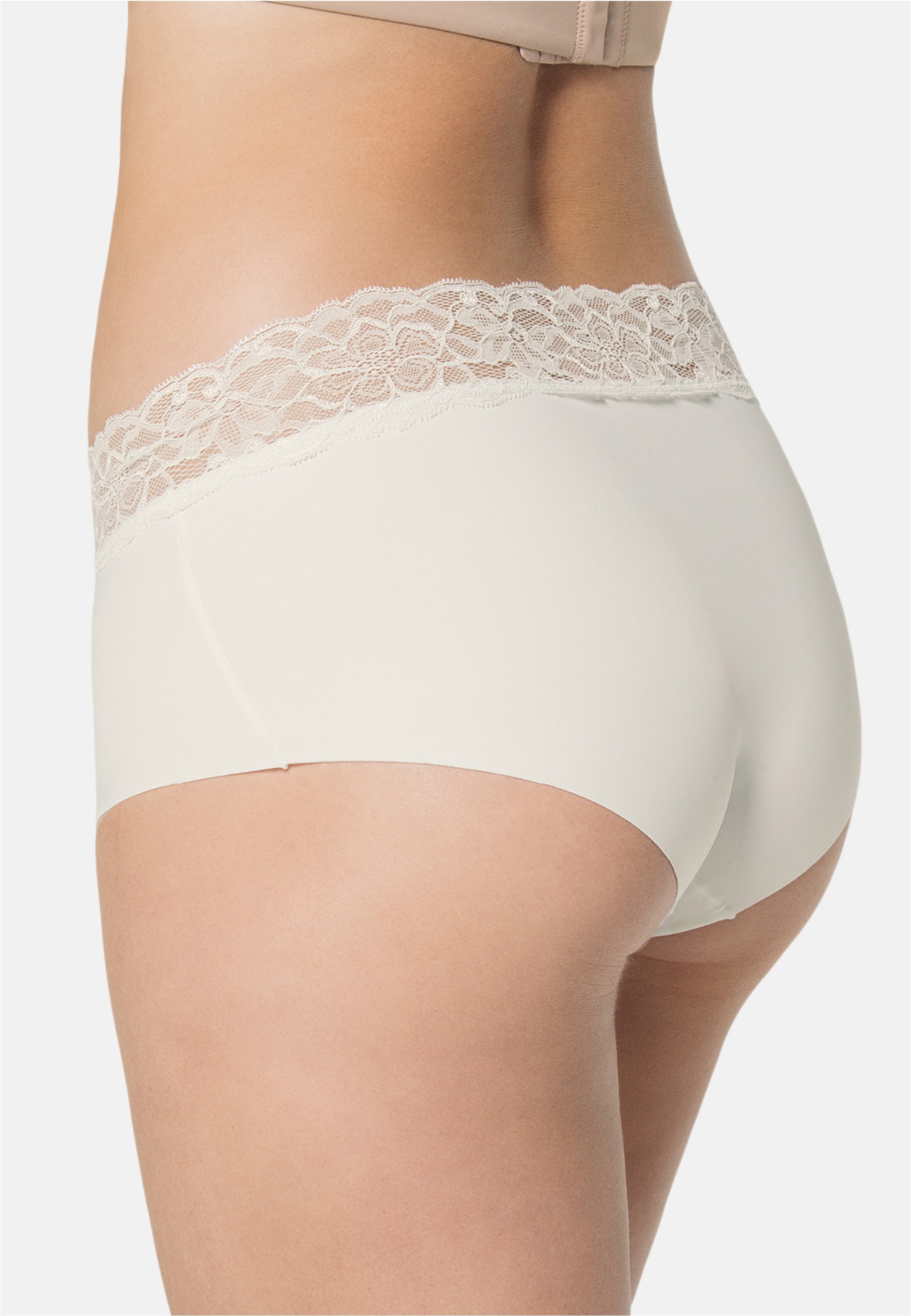 LEONISA Panty, mit floralem Spitzenbesatz
