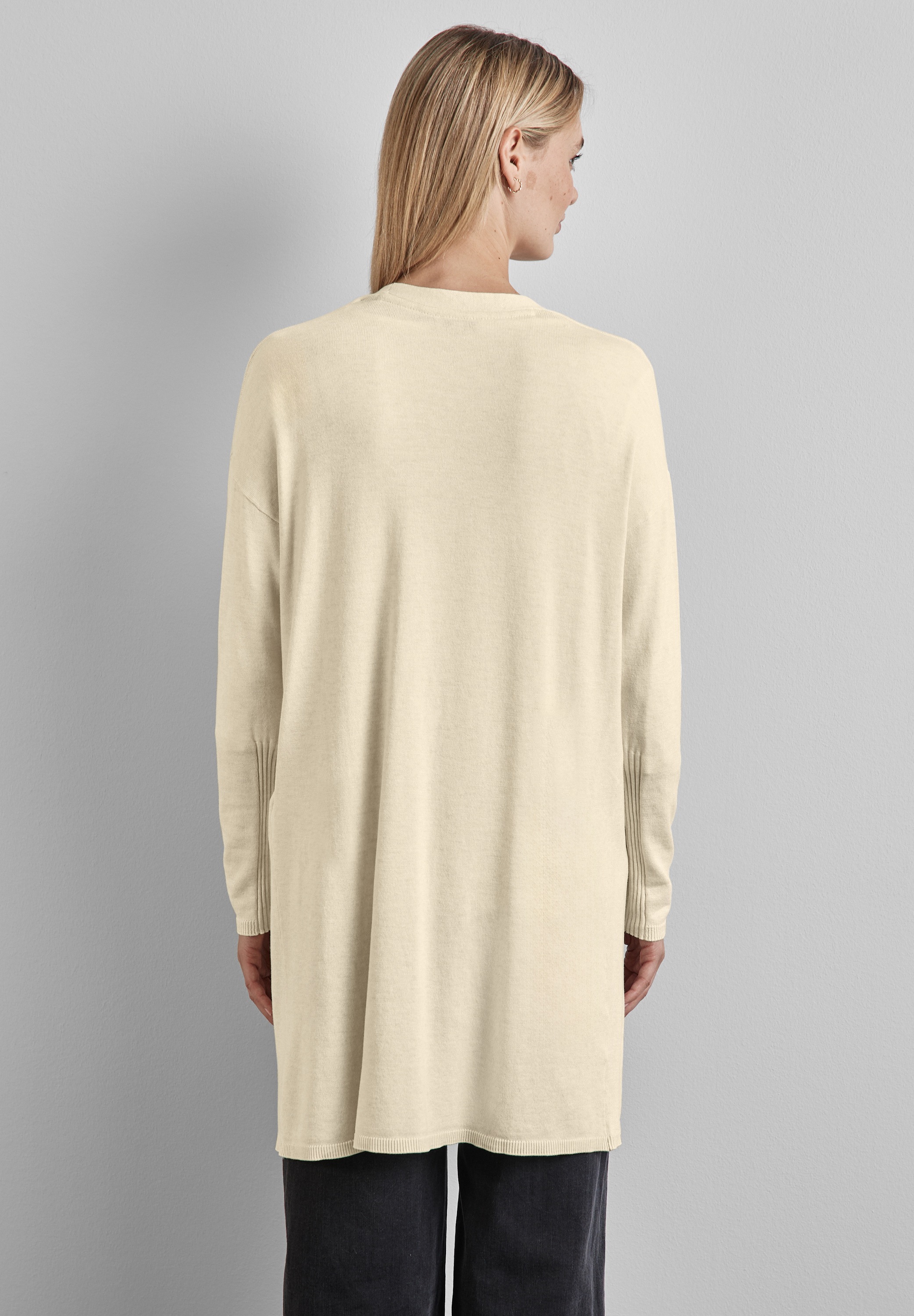 STREET ONE Strickjacke, verschlusslos